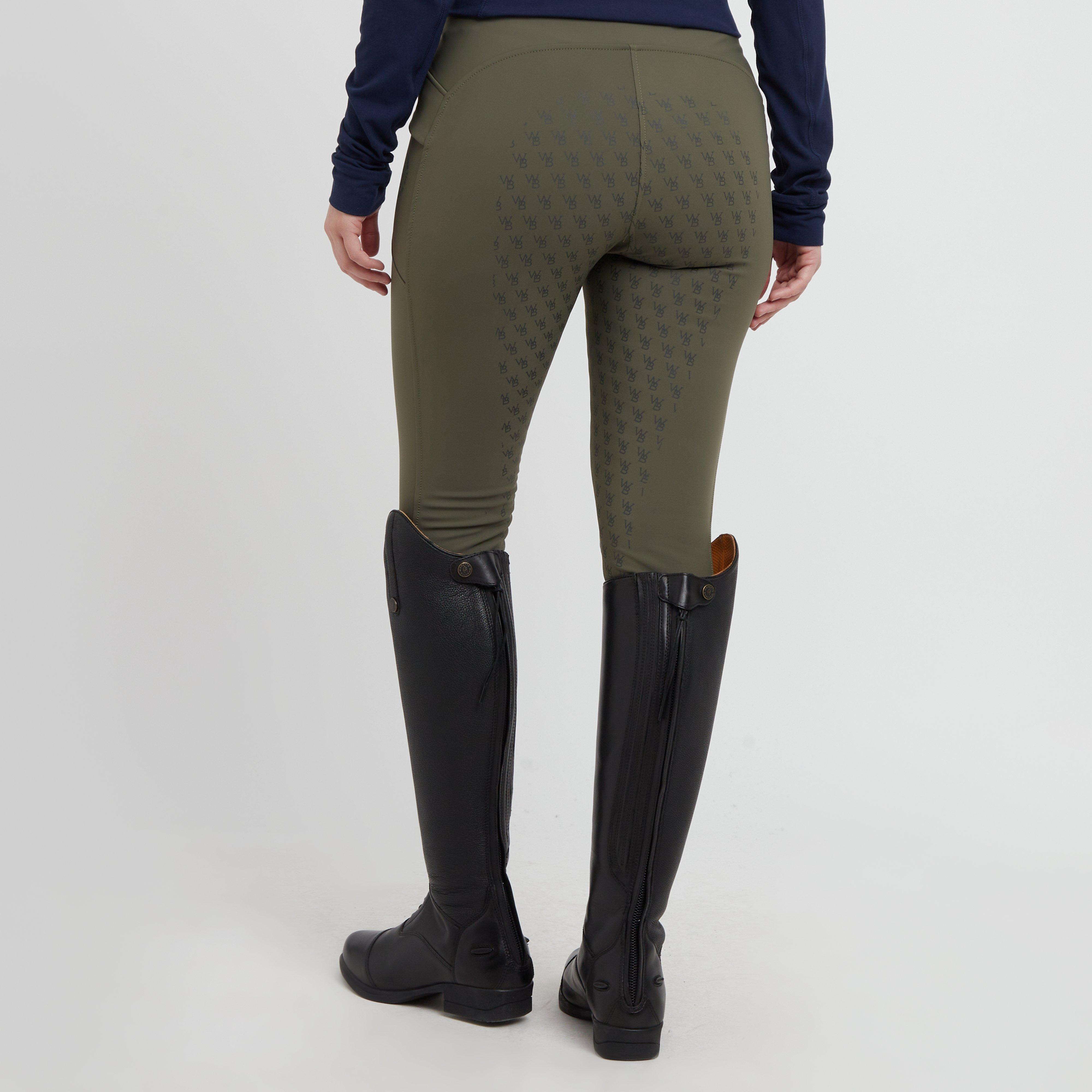 Womens Thermal Riding Tights Olive Night