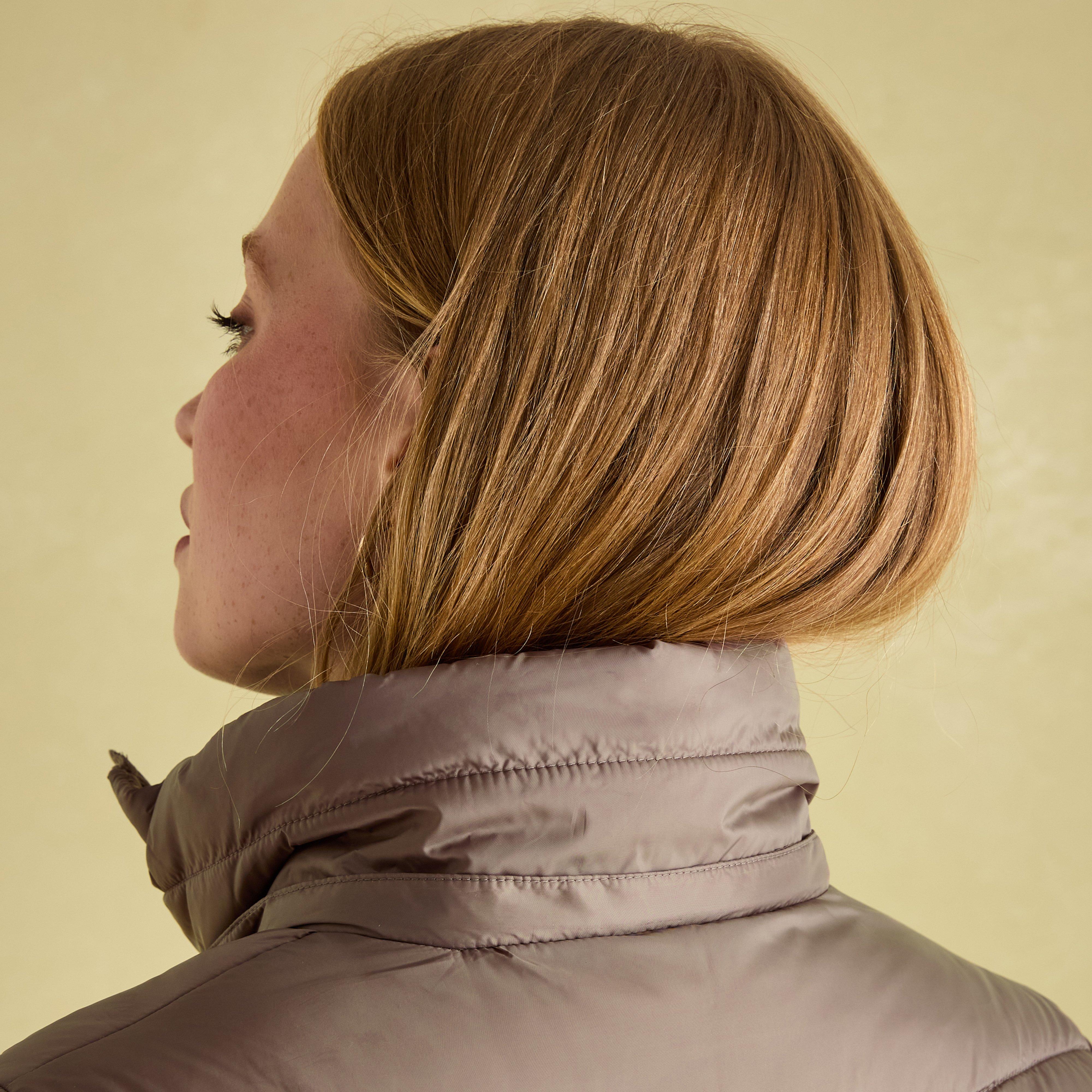 Womens Pembury Showerproof Longline Padded Coat With Hood Neutral