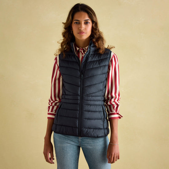Womens Kenley Showerproof Padded Gilet Navy