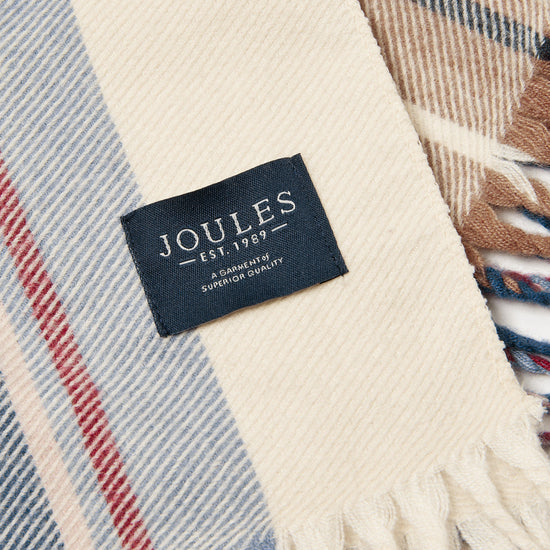 Womens Langtree Scarf Cream/Blue