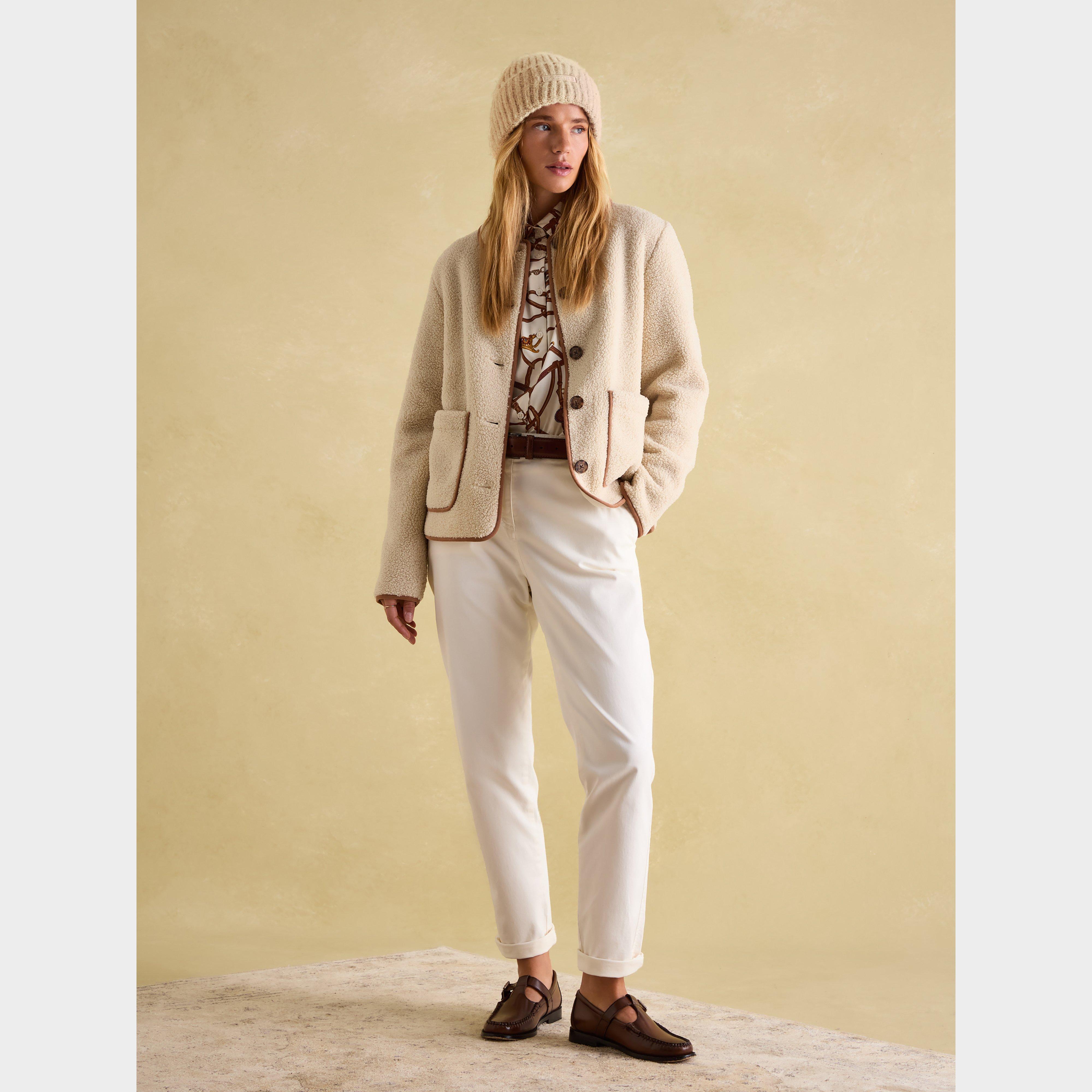 Womens Caversham Beanie Hat Oatmeal