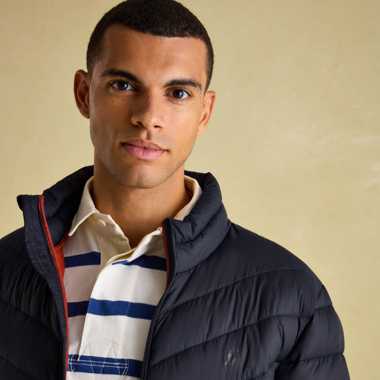 Mens Garrett Showerproof Padded Jacket Navy