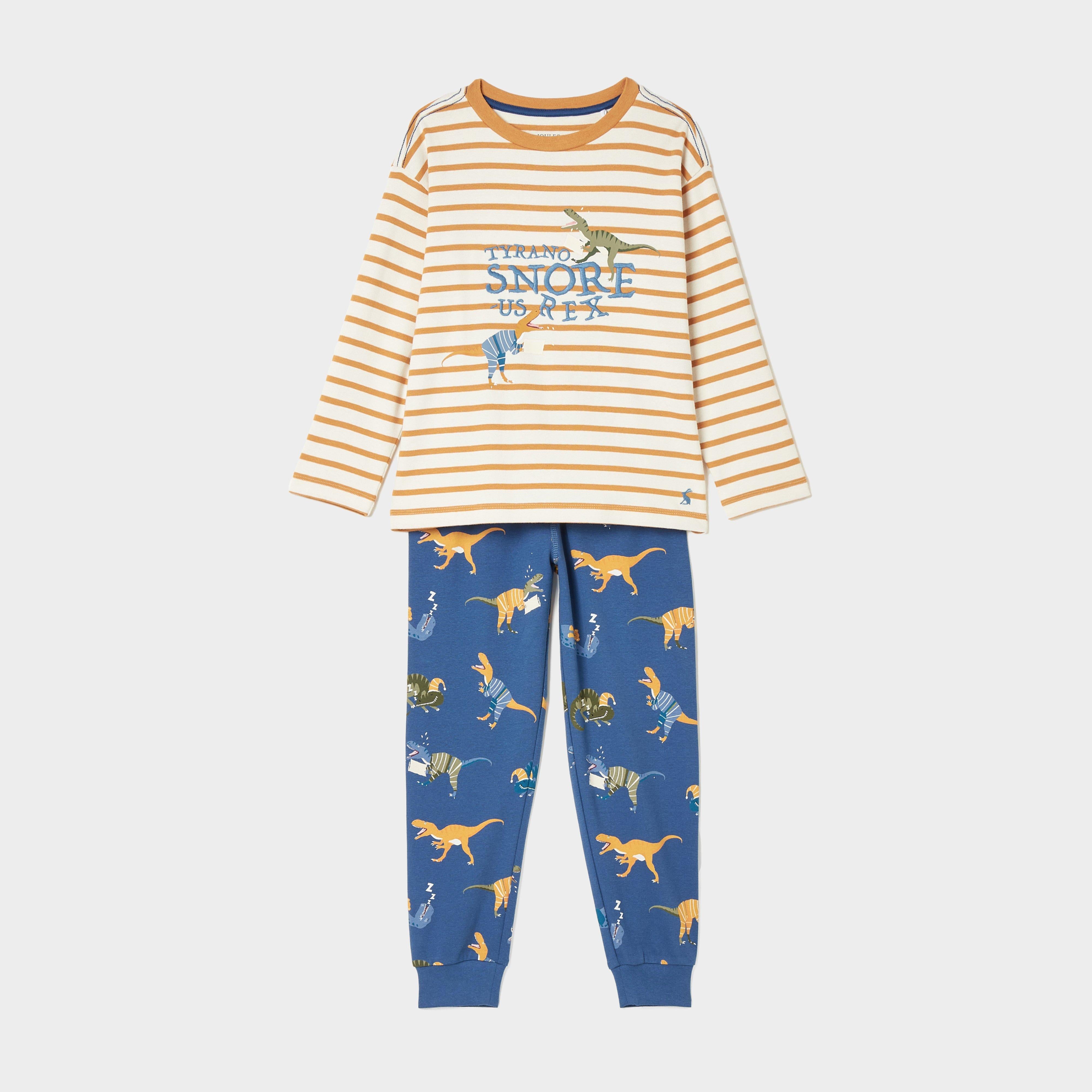Kids Doze Days Print Jersey Pyjama Set Dinosaurs