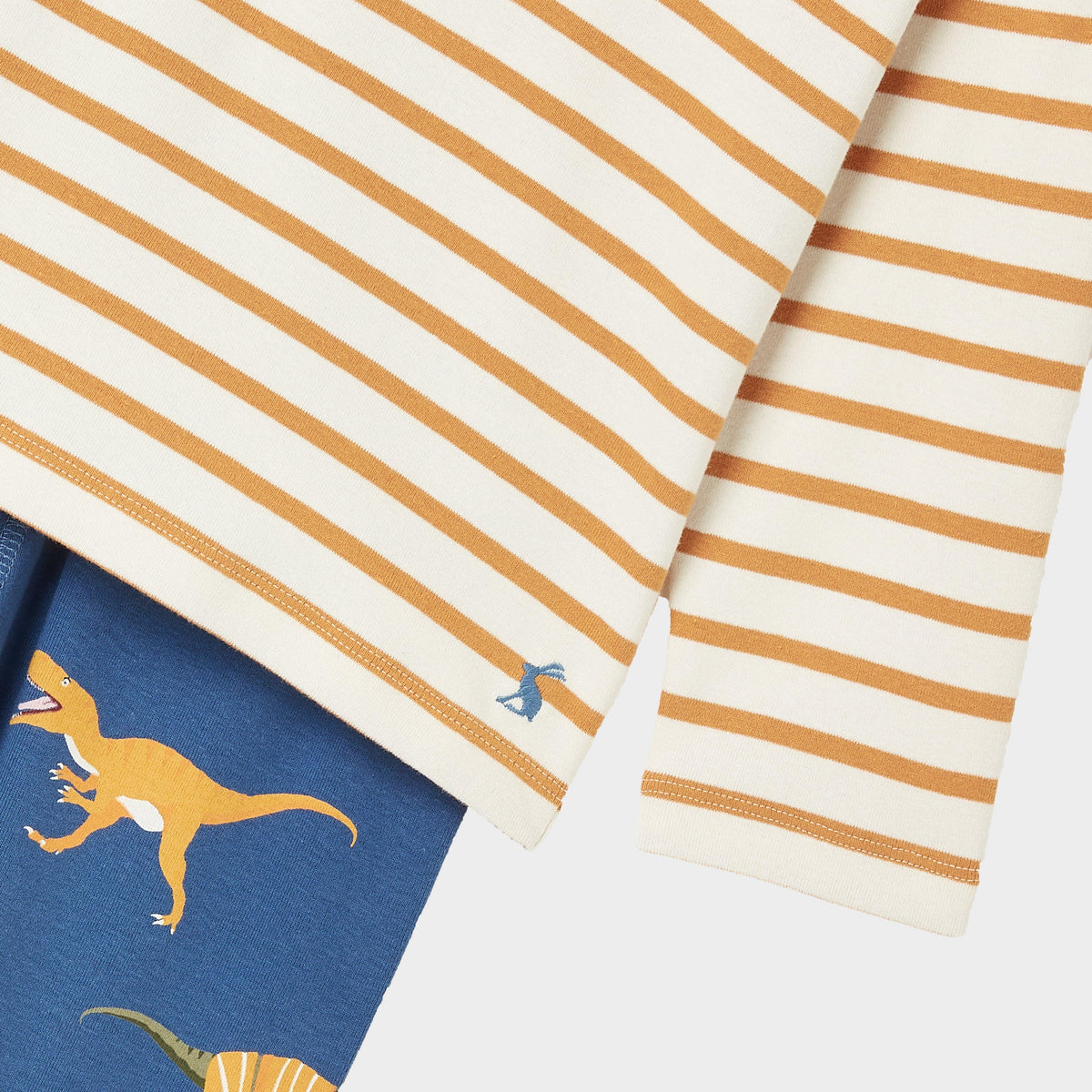 Kids Doze Days Print Jersey Pyjama Set Dinosaurs