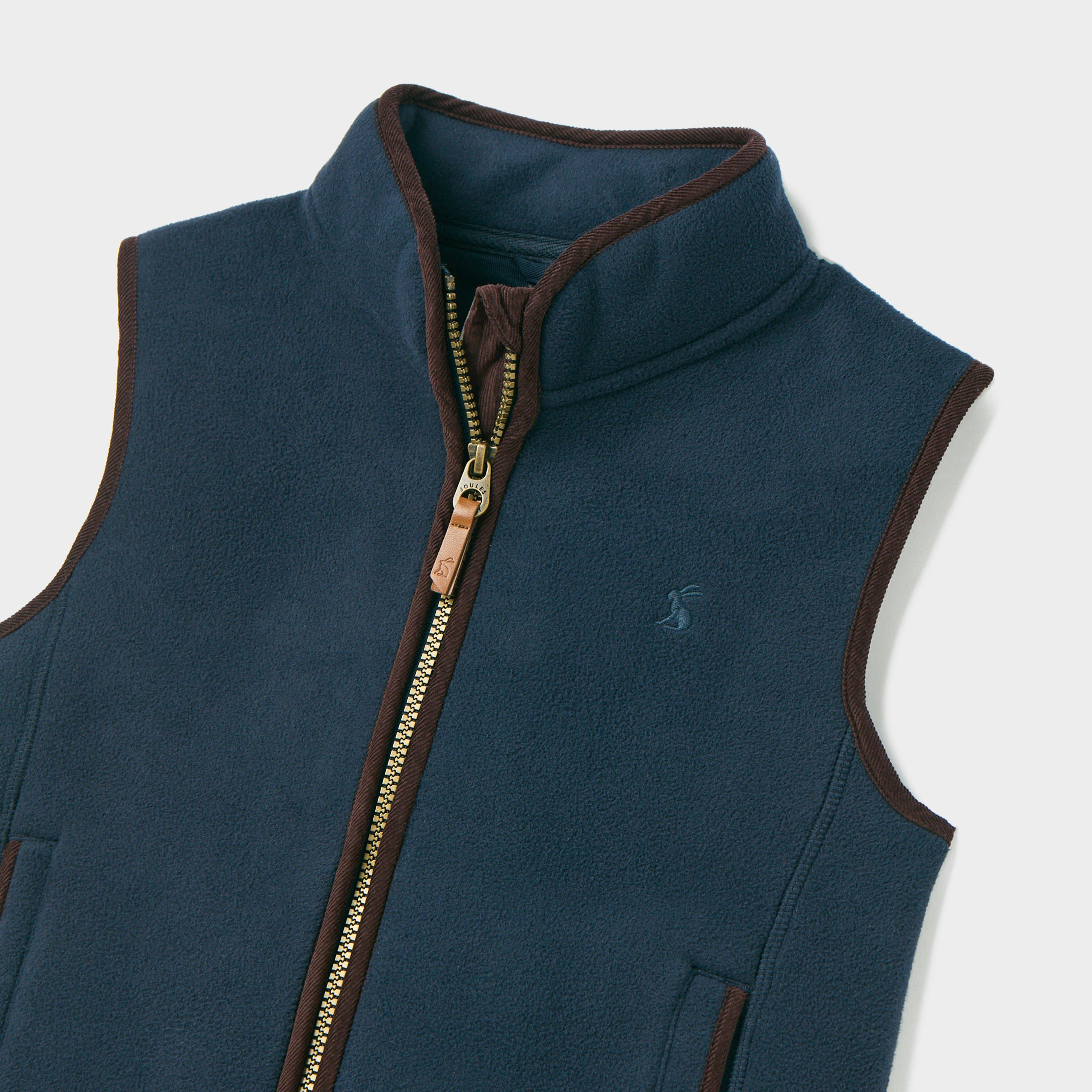 Kids Coxton Fleece Gilet Blue