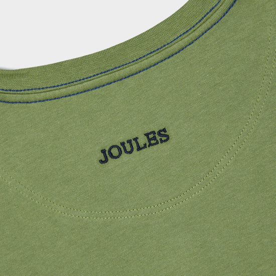 Kids Rugby Print Artwork Top Green