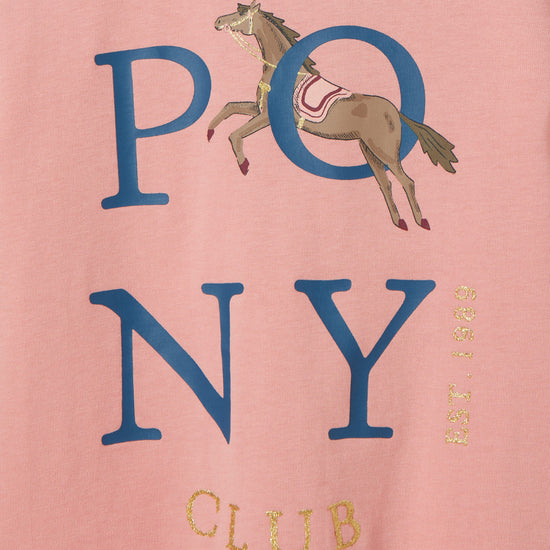 Kids Bessie Artwork T-Shirt Pink