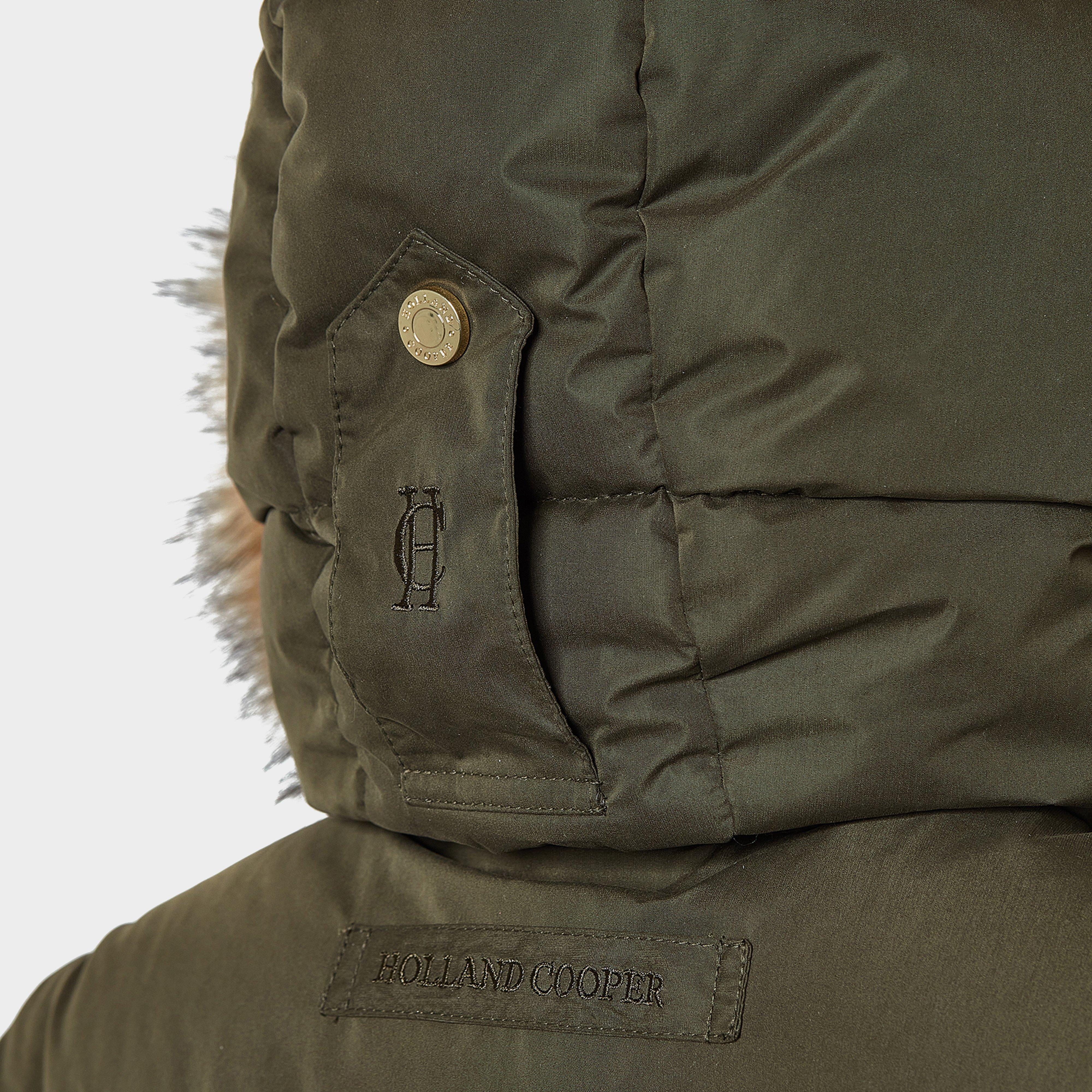 Womens Team Padded Coat Khaki