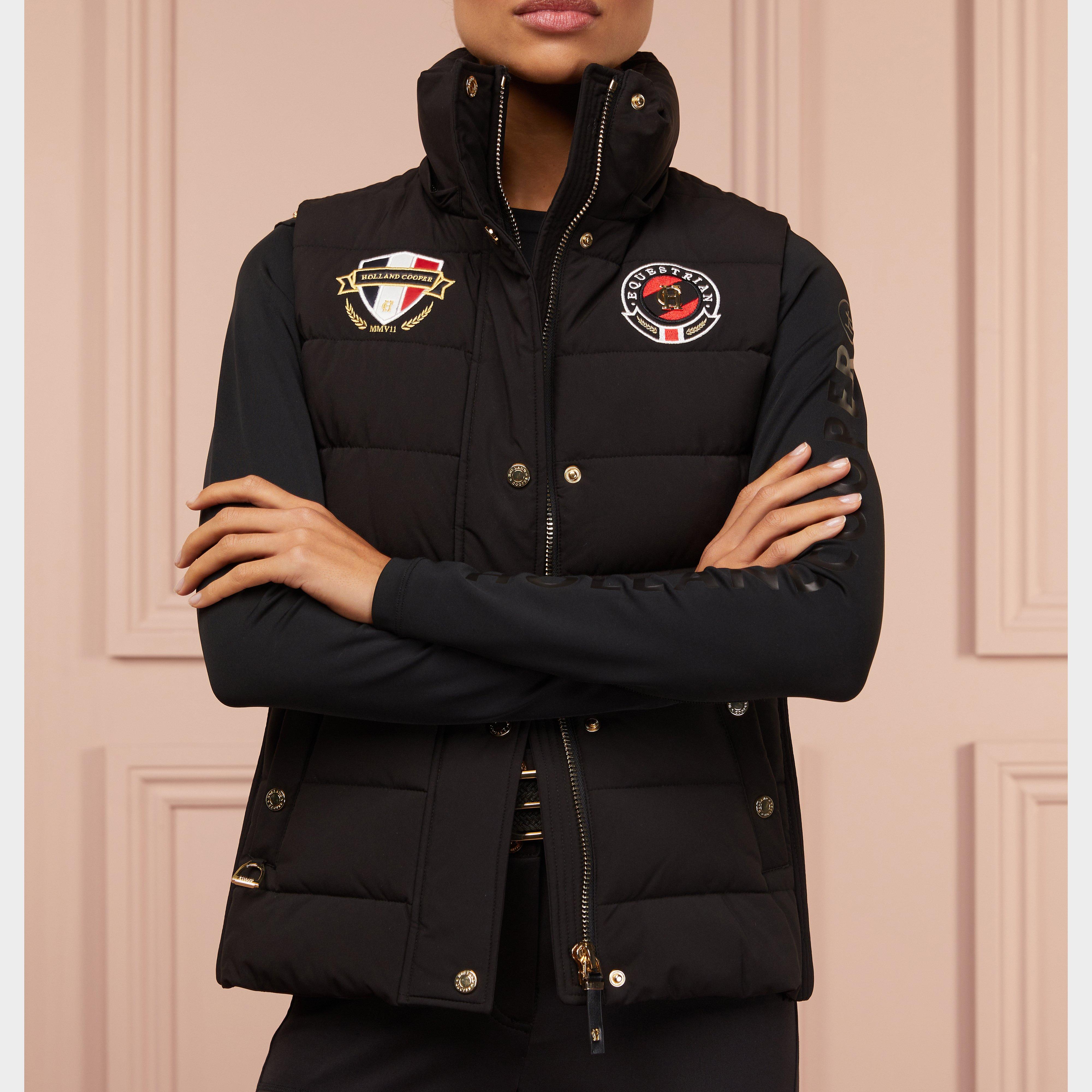 Womens Team Gilet Black