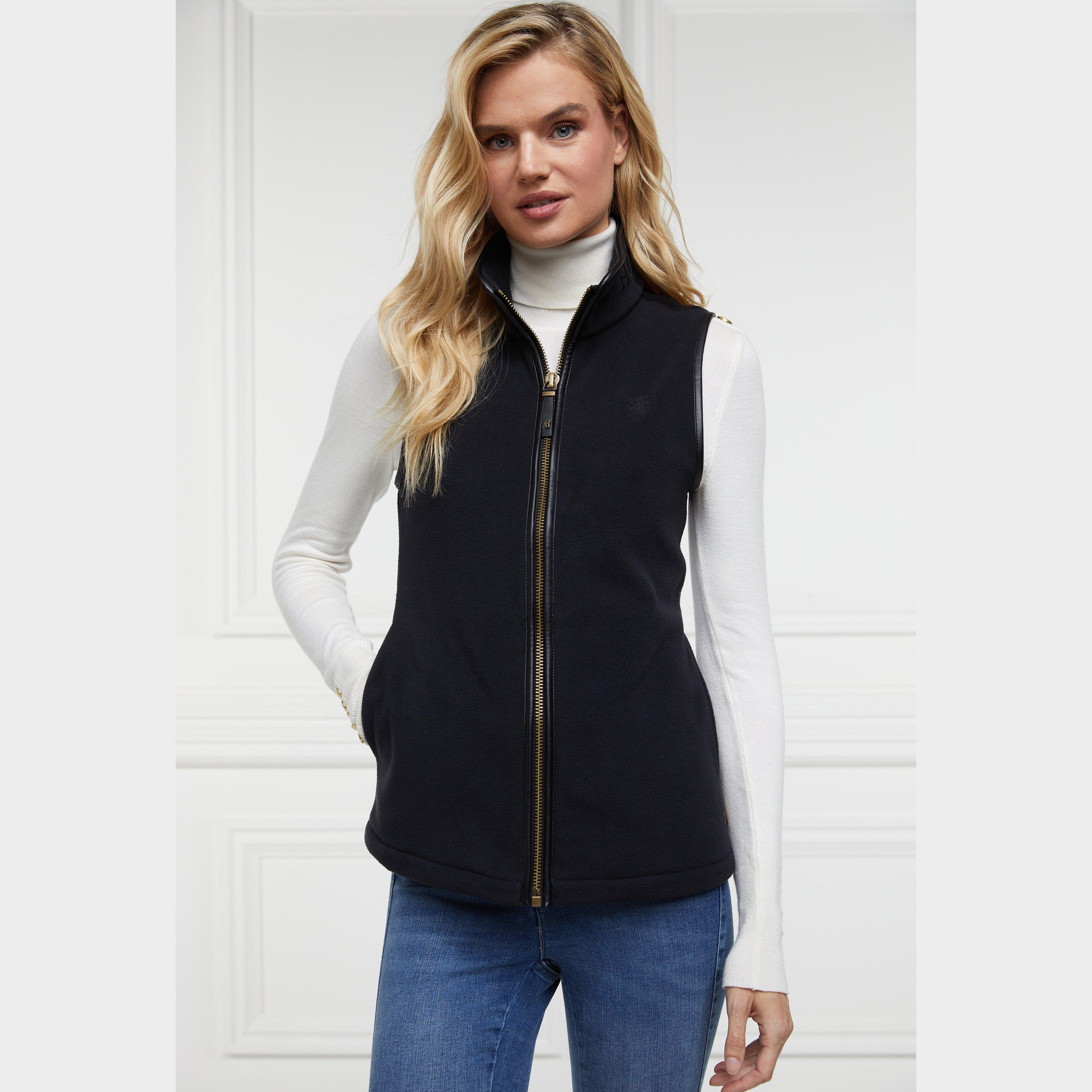 Womens Country Fleece Gilet Black