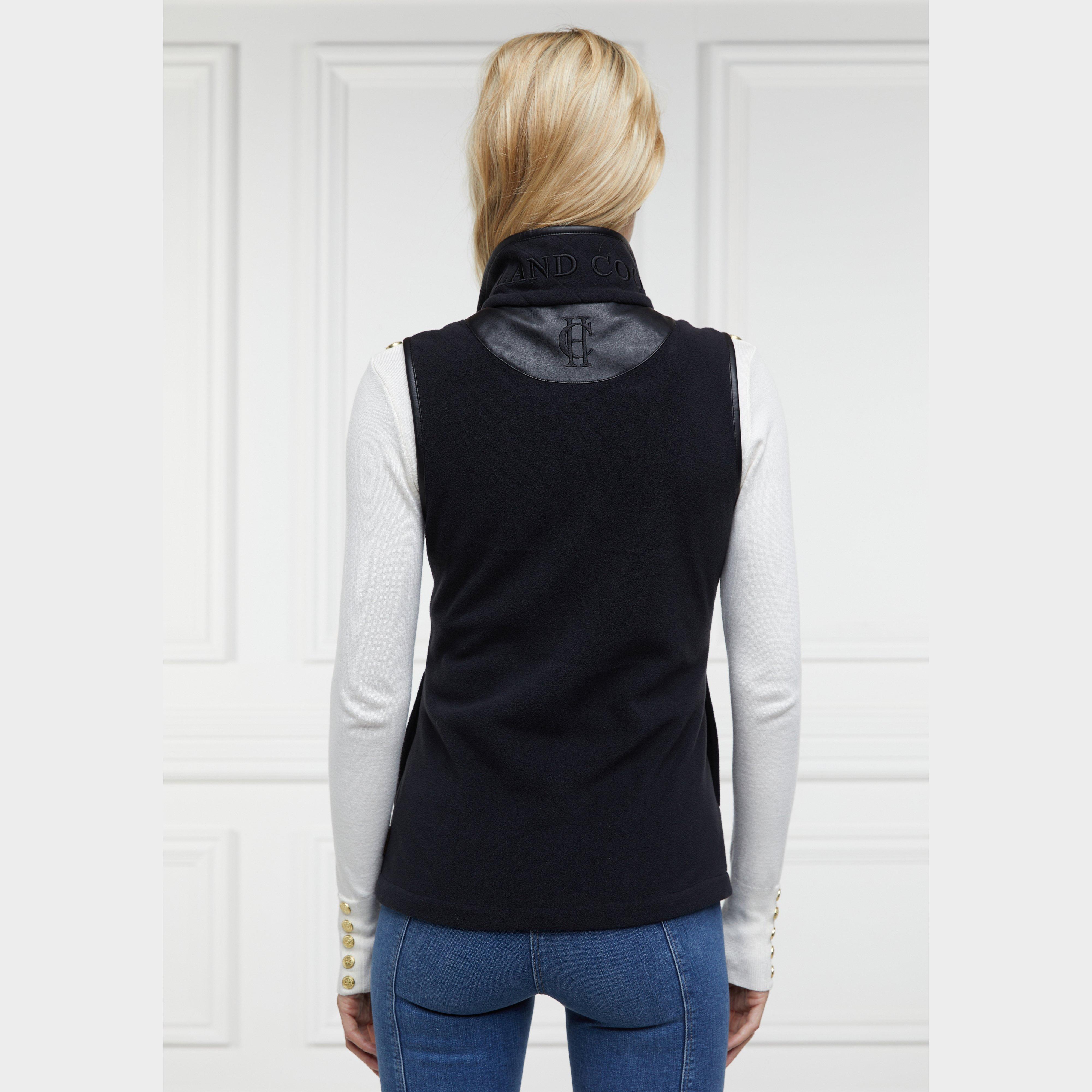 Womens Country Fleece Gilet Black