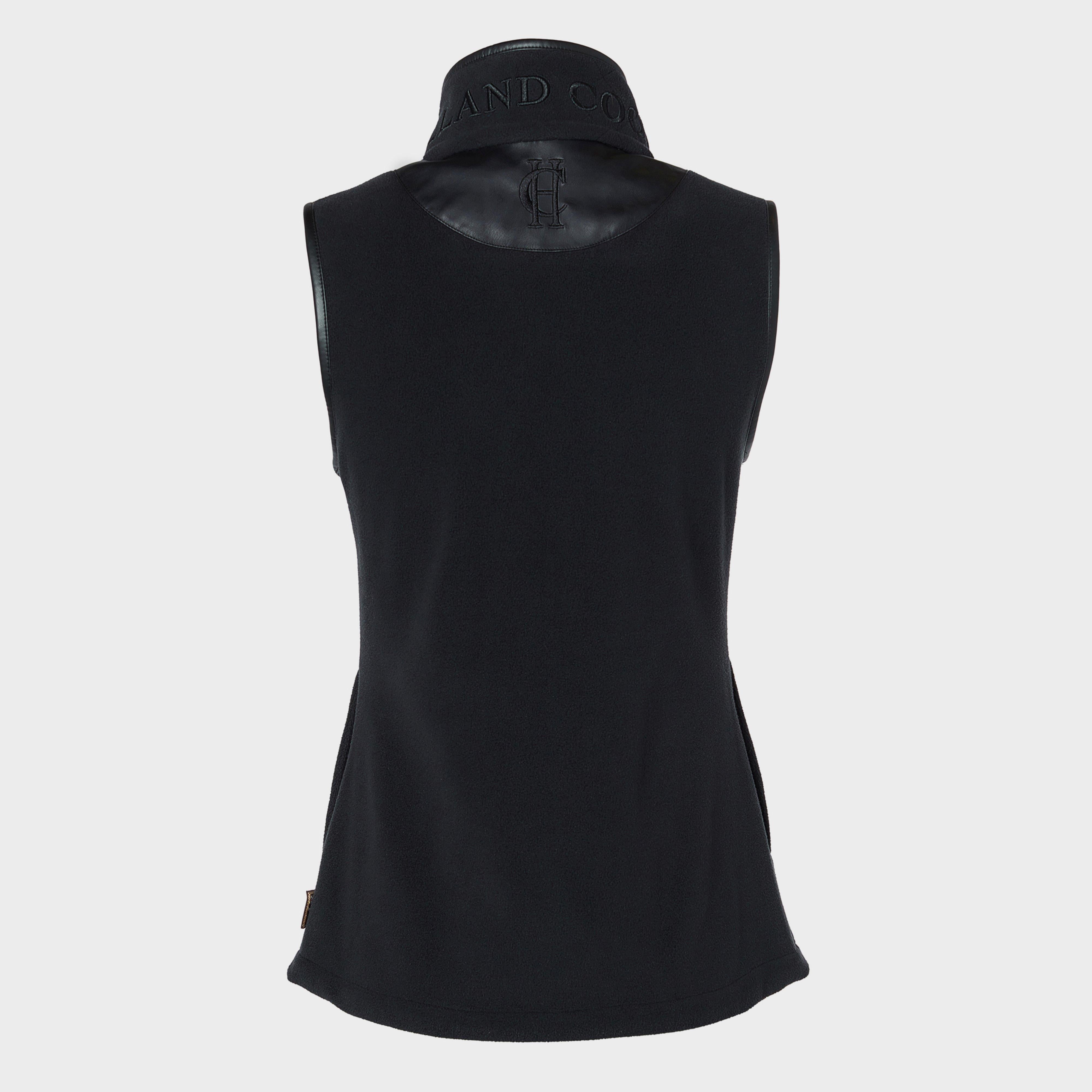 Womens Country Fleece Gilet Black