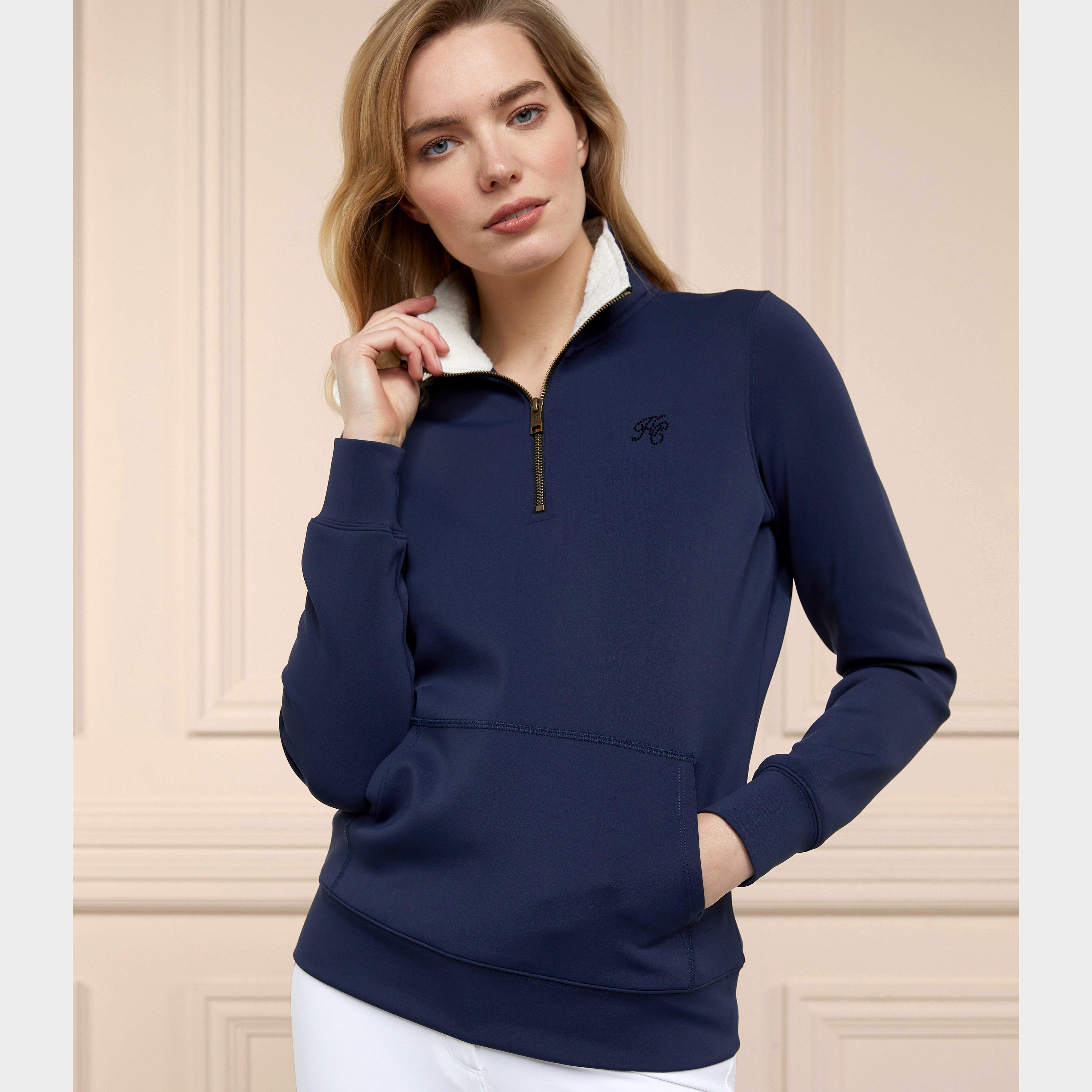 Womens Training Henley Ink Navy