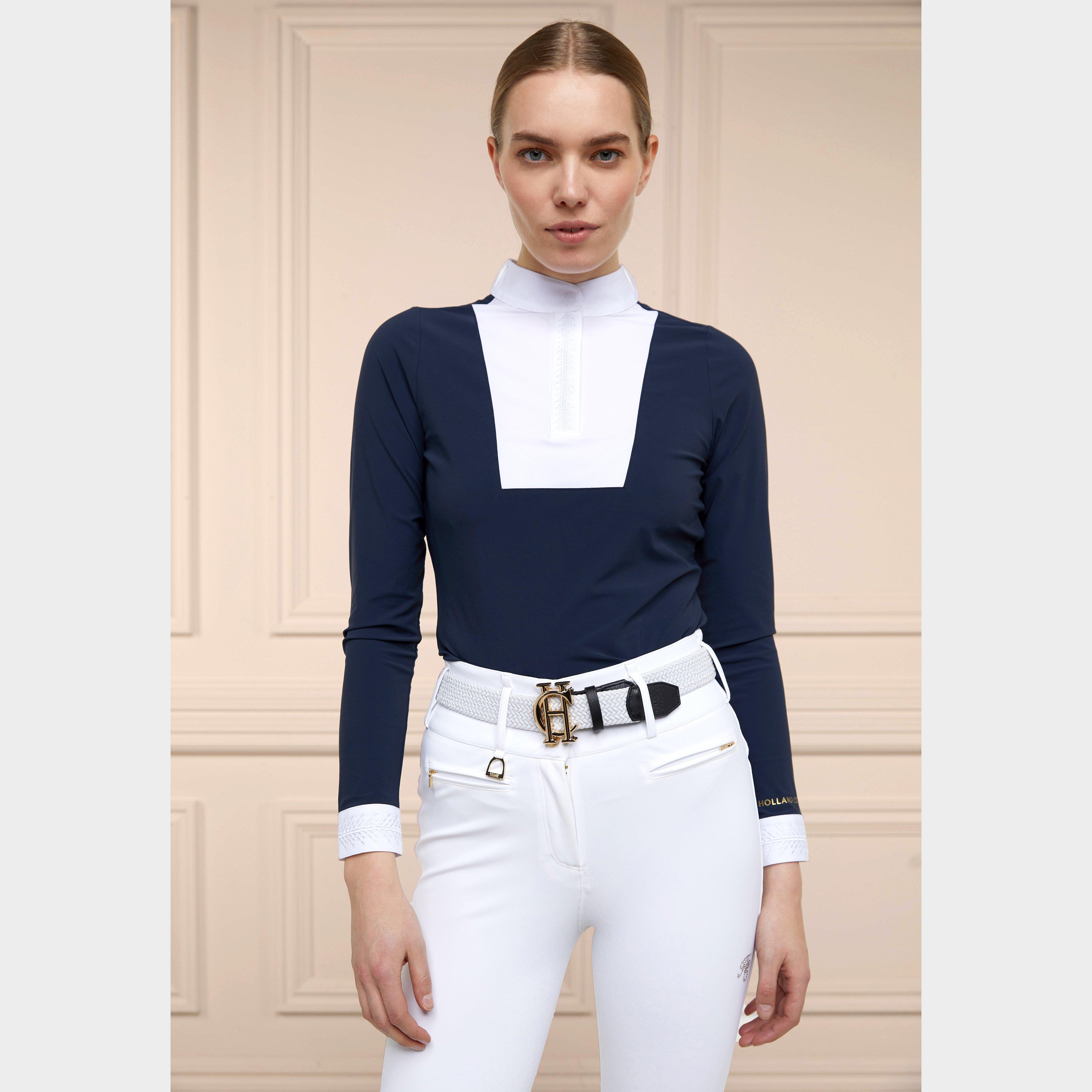 Womens Gatcombe Long Sleeve Show Shirt Ink Navy