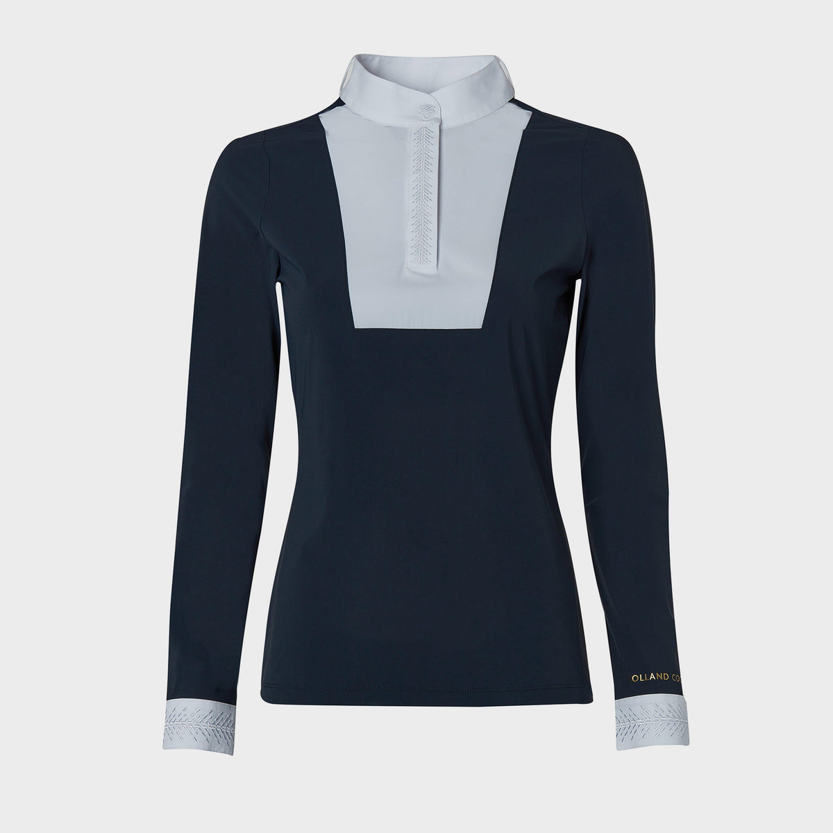 Womens Gatcombe Long Sleeve Show Shirt Ink Navy