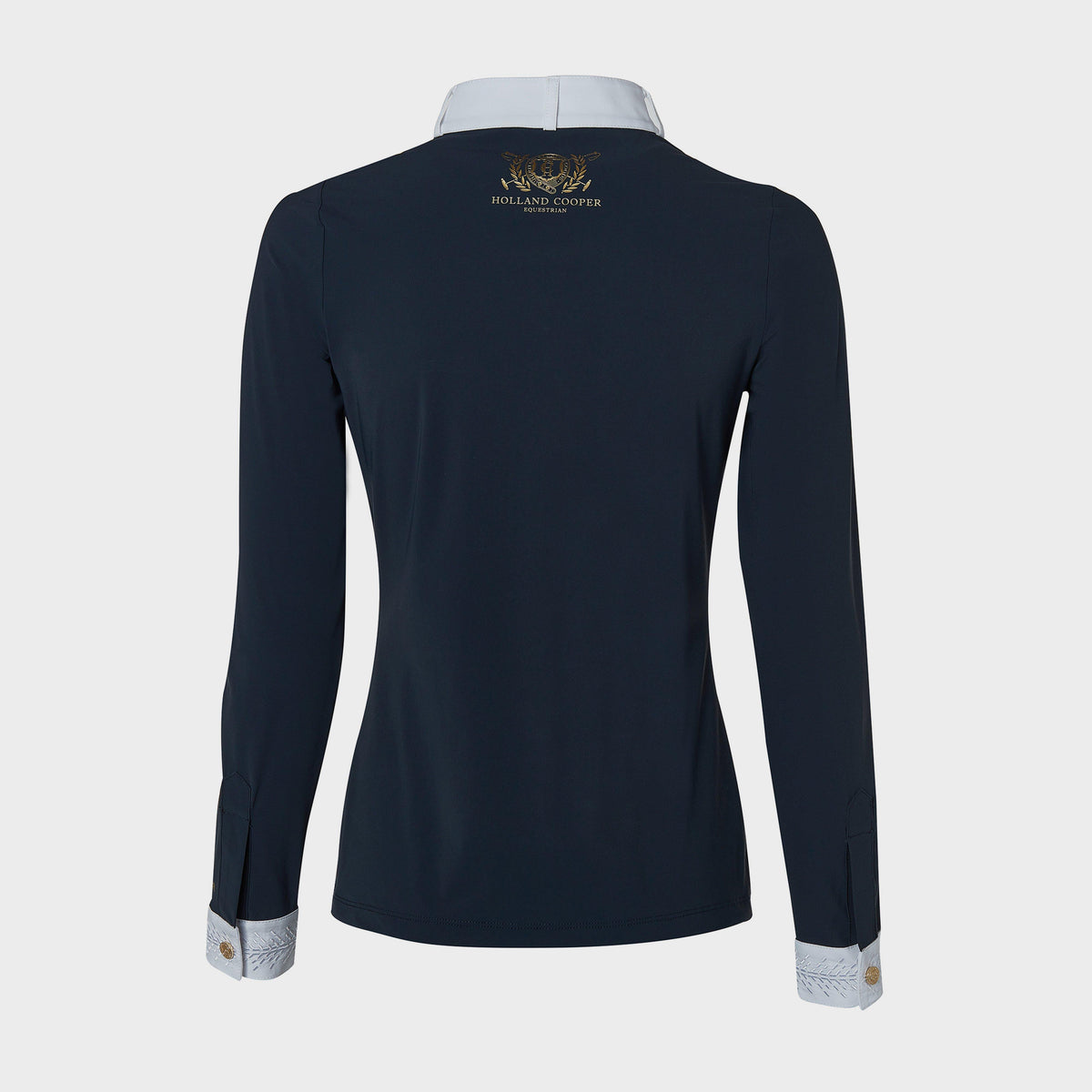 Womens Gatcombe Long Sleeve Show Shirt Ink Navy