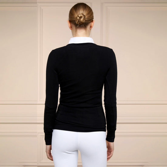 Womens Soft Touch V-Neck Sweater Black