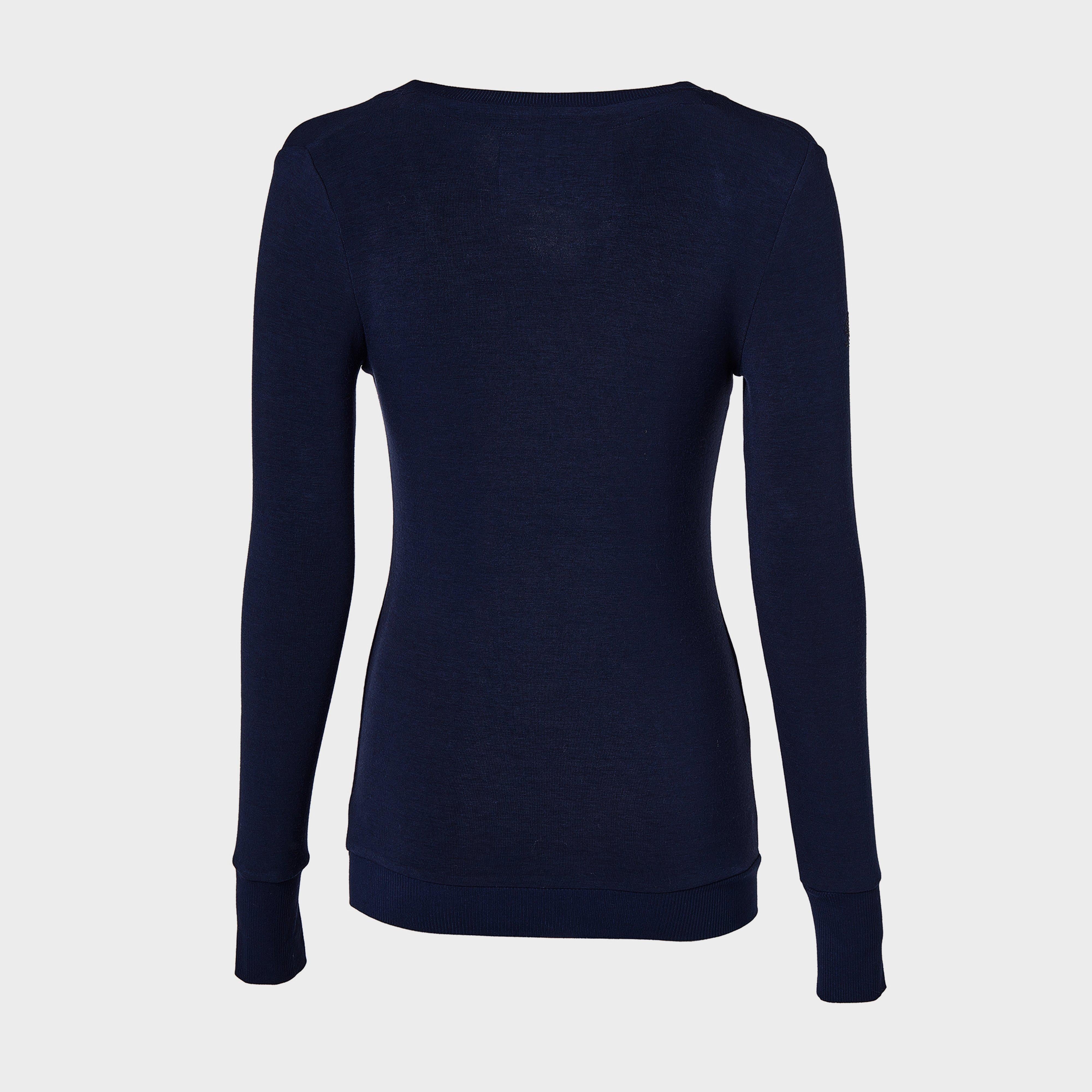 Womens Soft Touch V-Neck Sweater Ink Navy