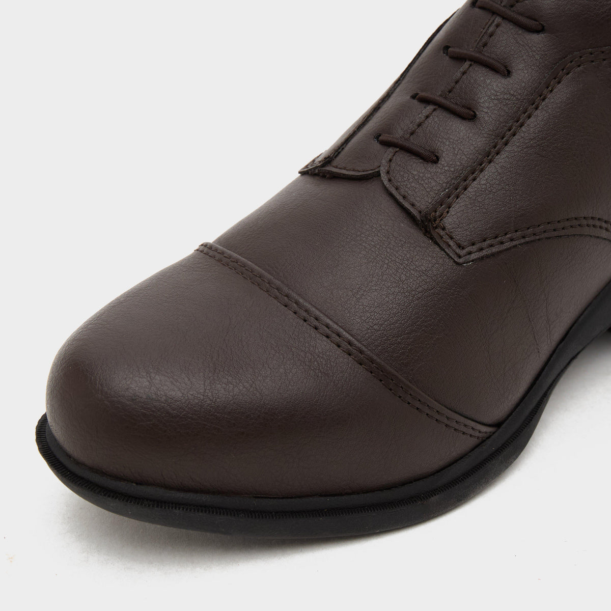 Womens Veganza Long Riding Boots Brown