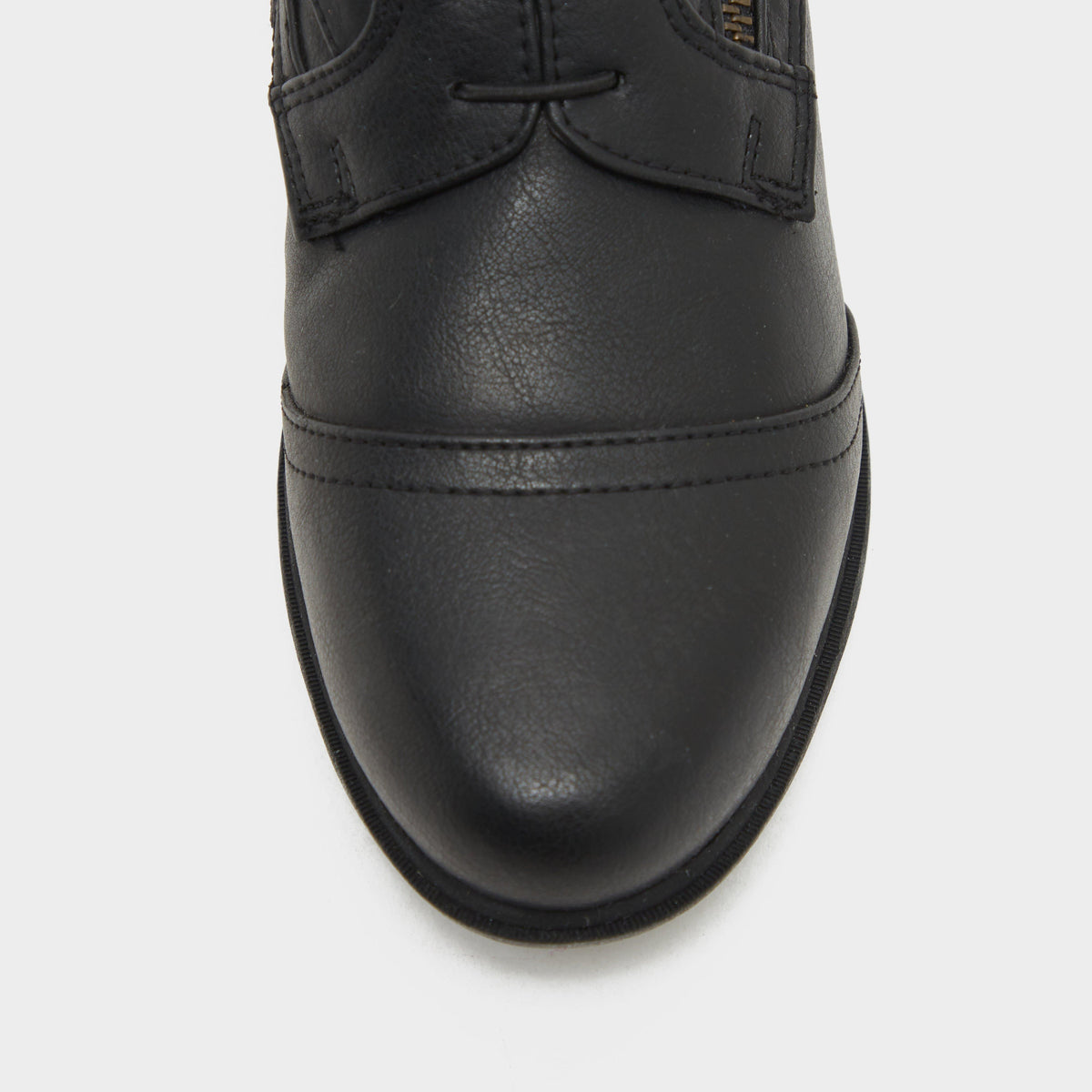 Womens Veganza Side Zip Paddock Boots Black