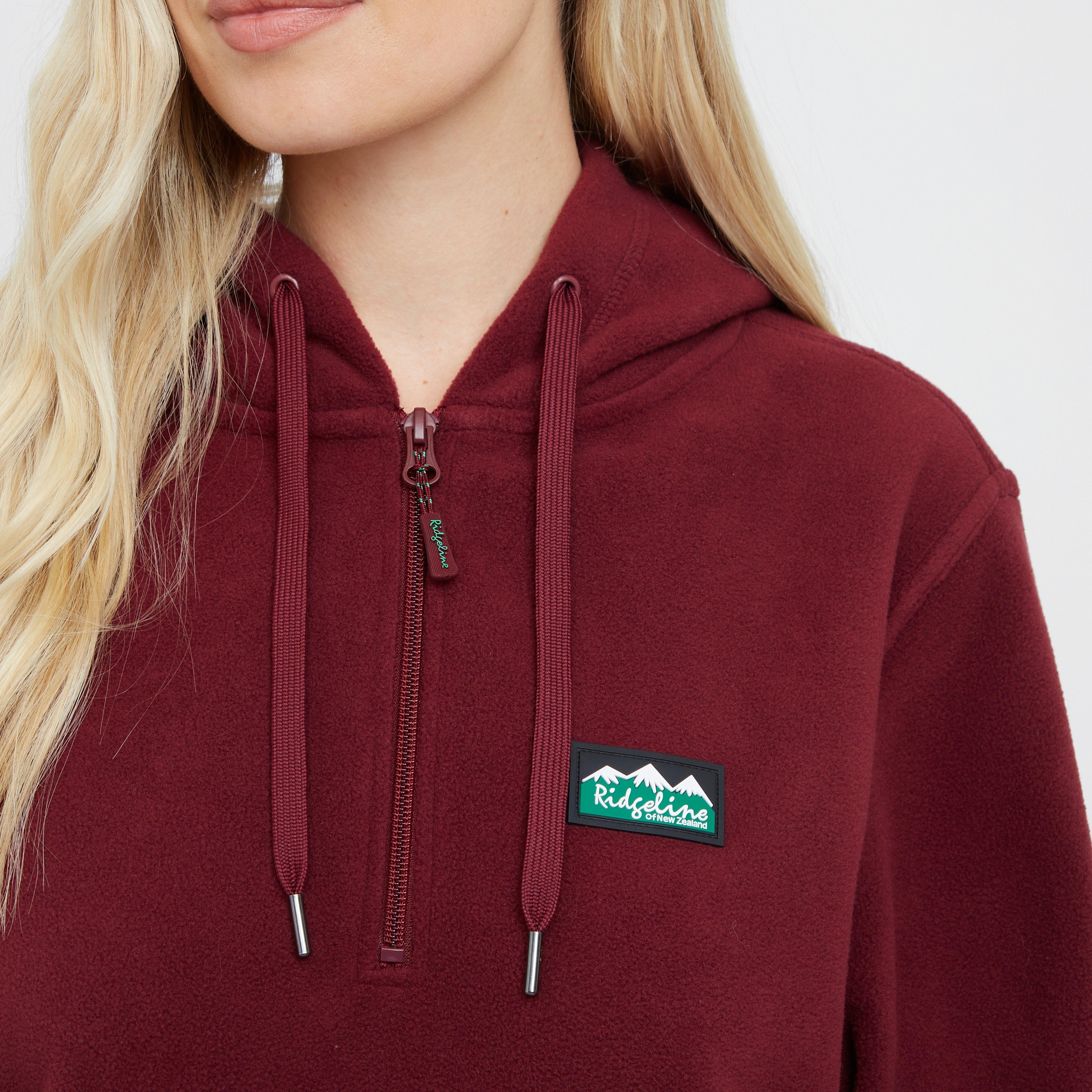 Womens Ballistic Fleece Hoodie Winter Berry