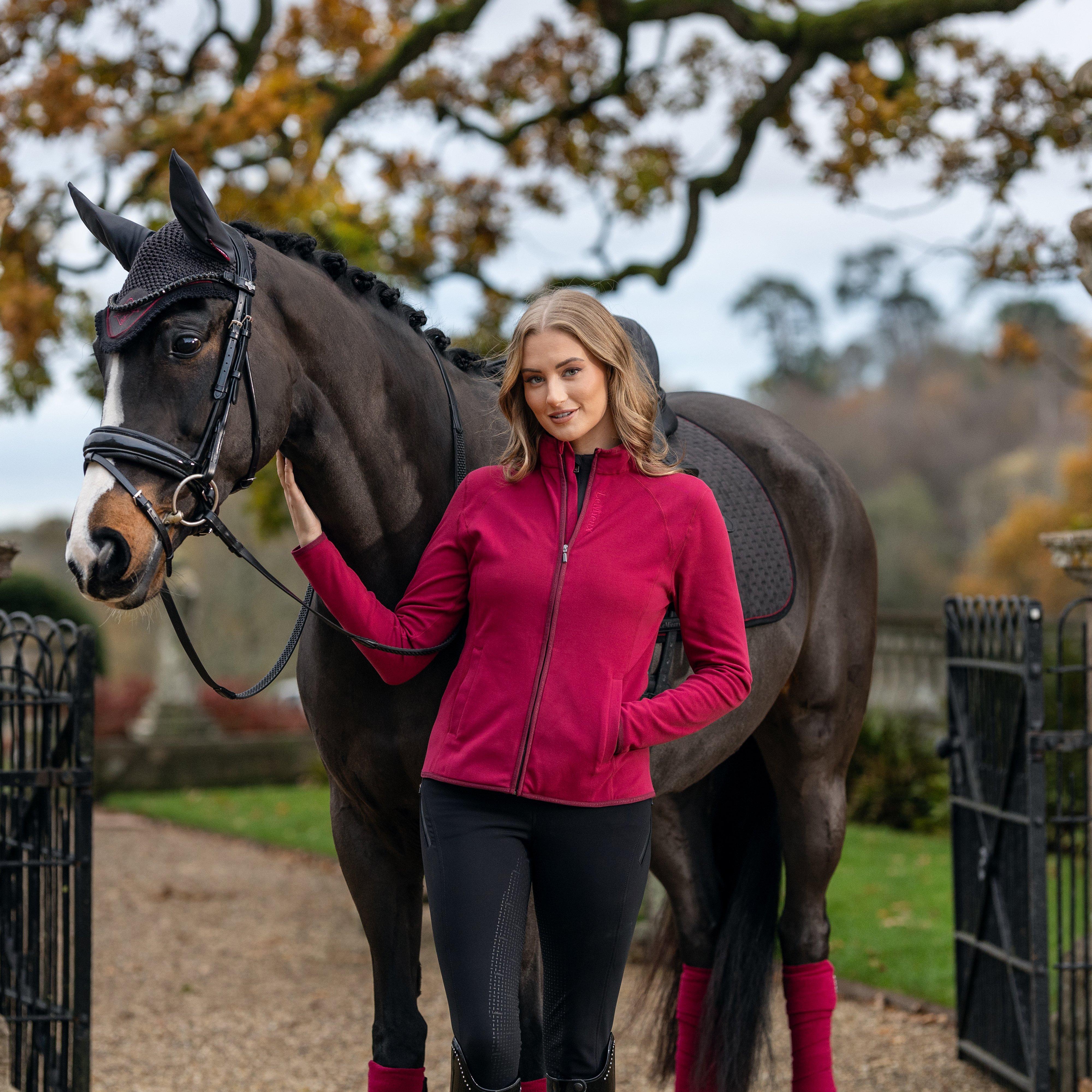 Womens Faye Fleece Zip Through Ember