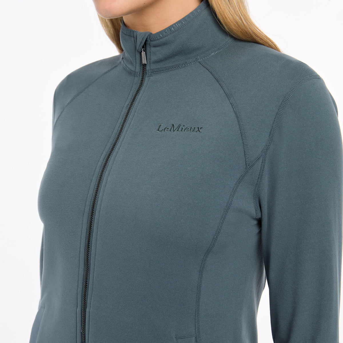 Womens Faye Fleece Zip Through Petrol