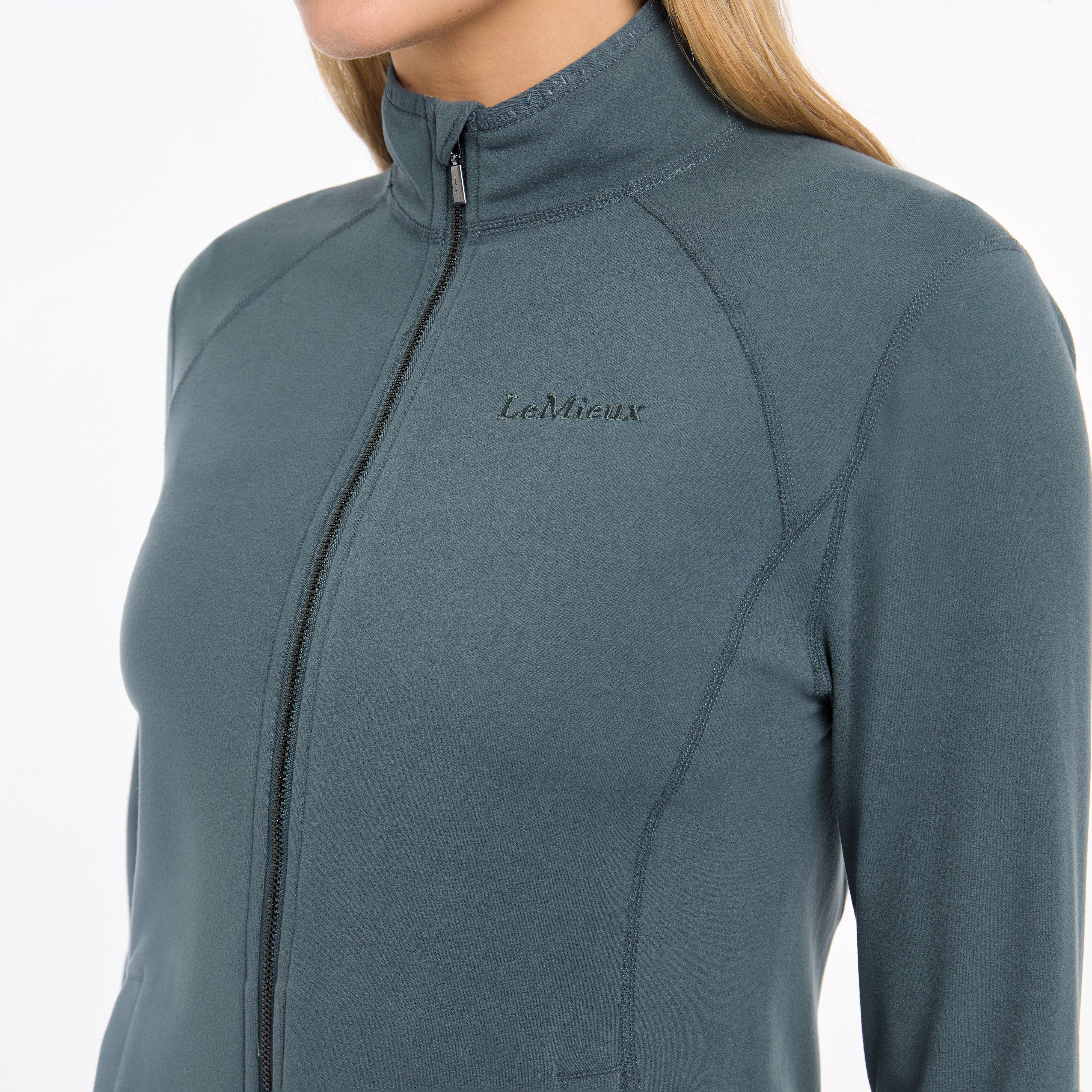 Womens Faye Fleece Zip Through Petrol