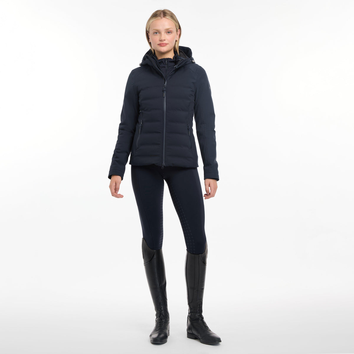 Womens Brooke Waterproof Hybrid Jacket Navy