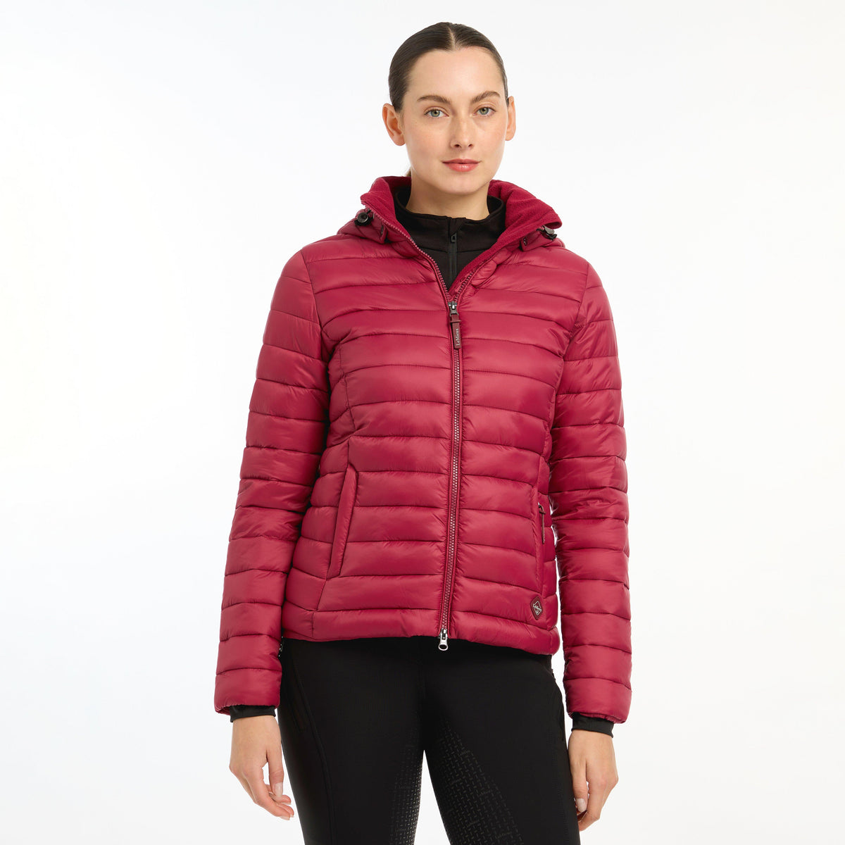 Womens Tilly Hooded Puffer Jacket Ember