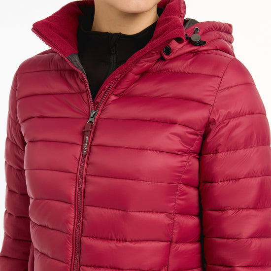 Womens Tilly Hooded Puffer Jacket Ember