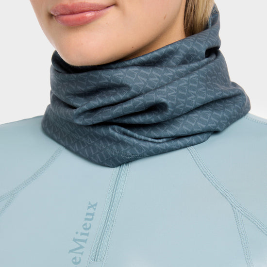 Print Stretch Snood Petrol