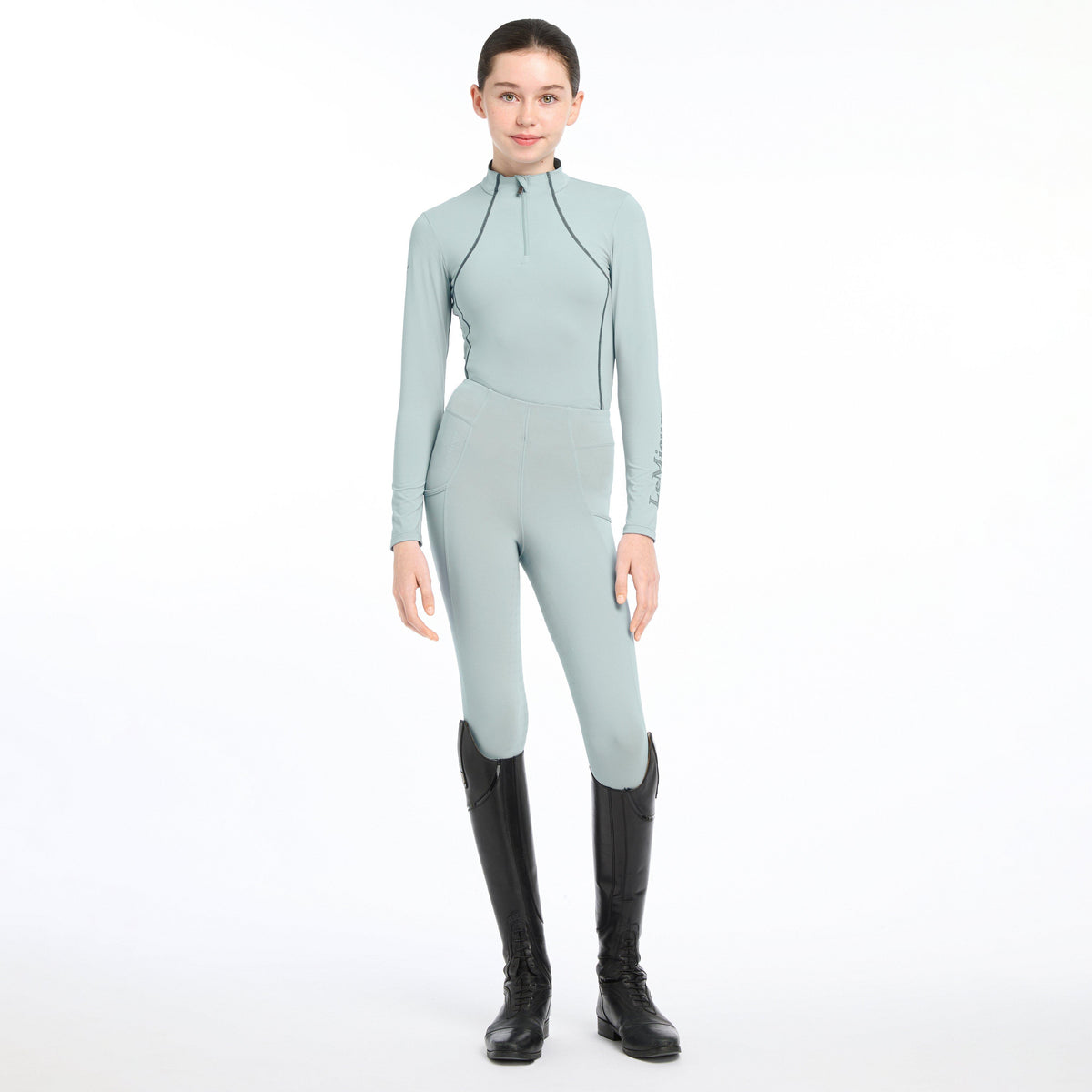 Young Rider Base Layer Glacier