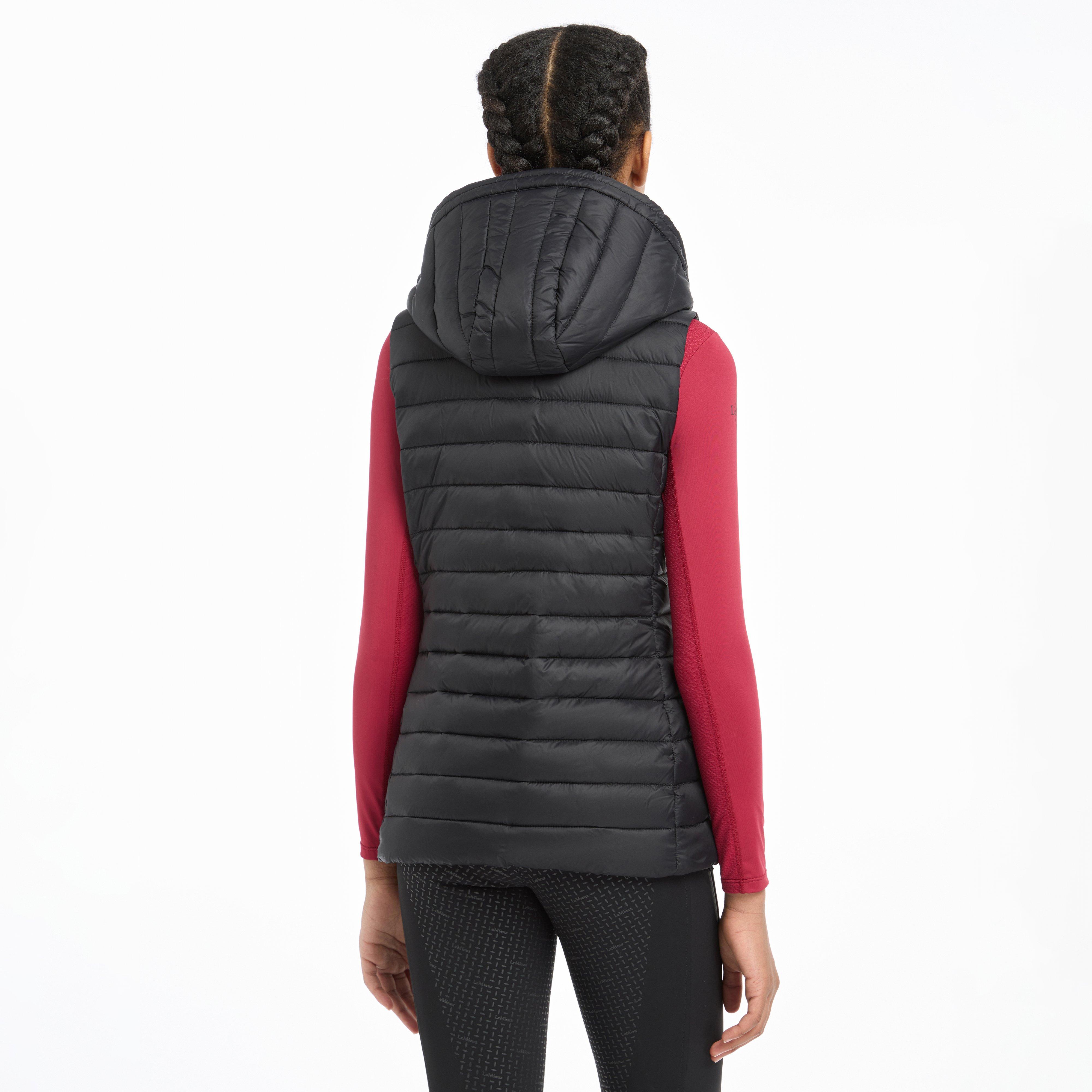 Young Rider Milly Puffer Gilet Black