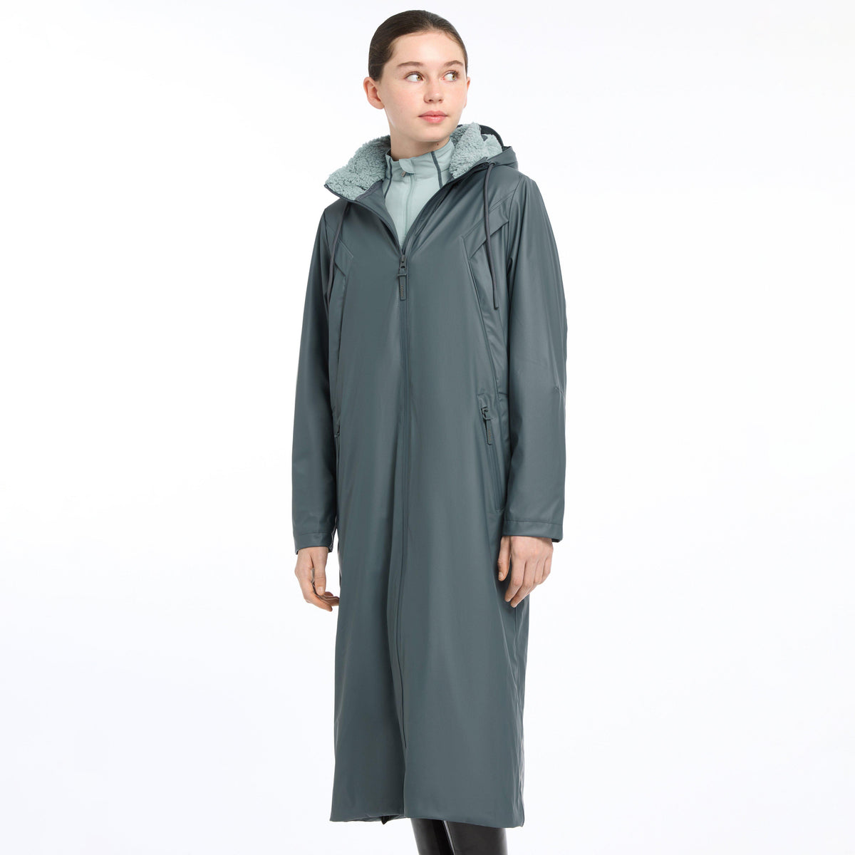 Young Rider All Elements Coat Petrol