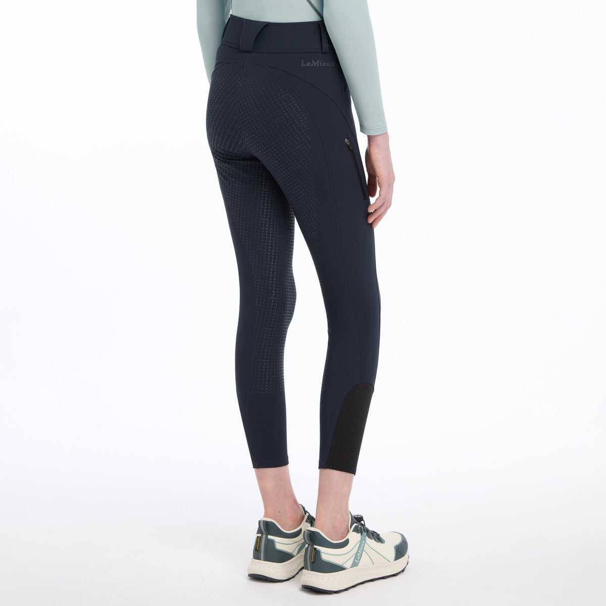 Young Rider Ella Winter Breggings Navy