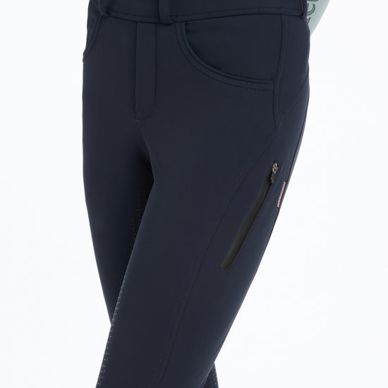 Young Rider Ella Winter Breggings Navy
