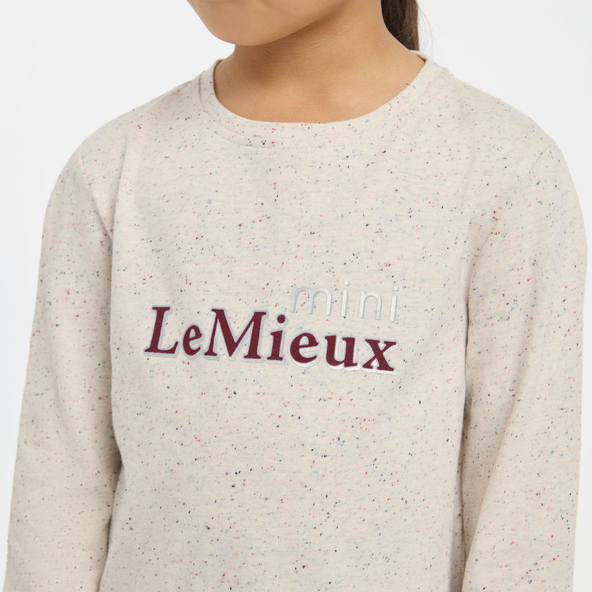 Kids Mini Jessie Long Sleeve Top Ecru/Nep