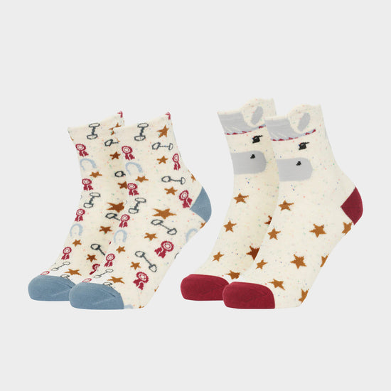 Kids Mini Character Socks 2 Pack Show Pony