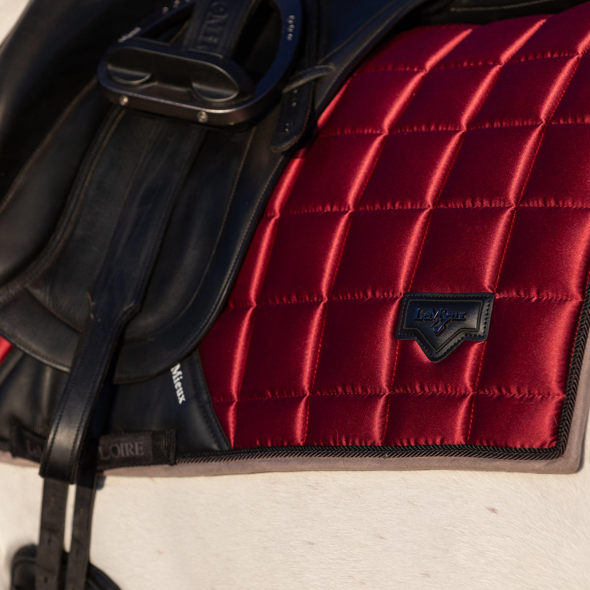Loire Classic Dressage Square Saddle Pad Ember