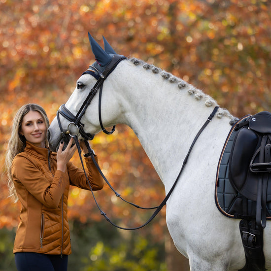 Loire Classic Dressage Square Saddle Pad Petrol