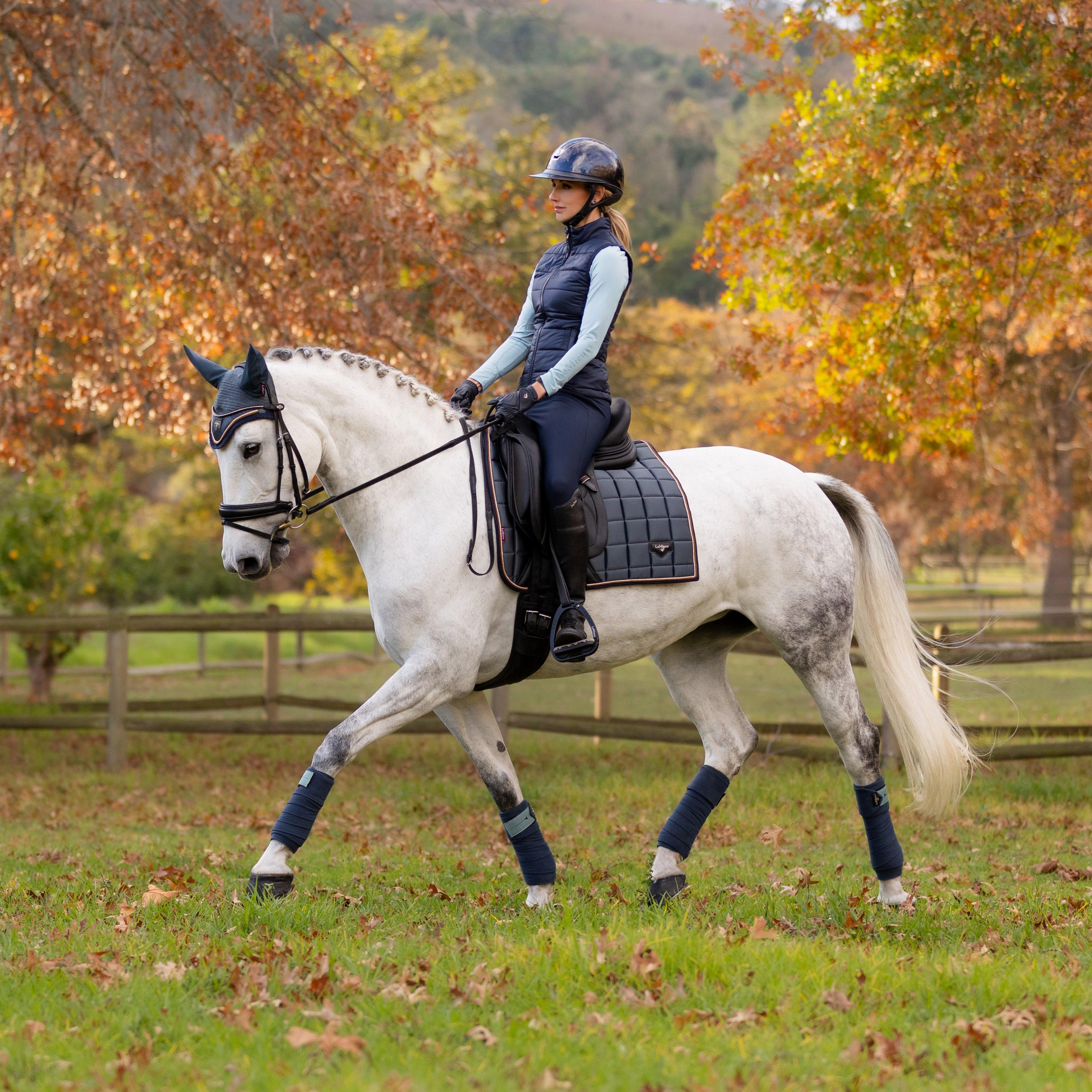 Loire Classic Dressage Square Saddle Pad Petrol