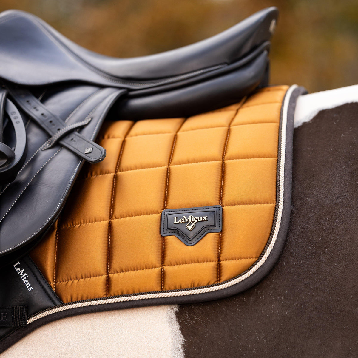 Loire Classic Close Contact Square Saddle Pad Ginger