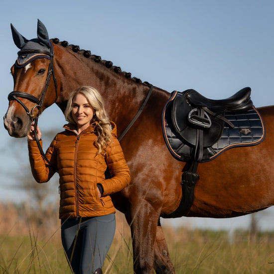 Loire Classic GP Square Saddle Pad Petrol