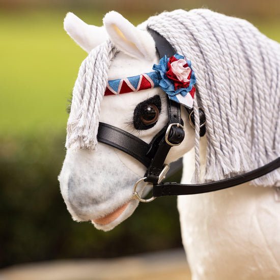 Toy Pony Showing Bridle Black