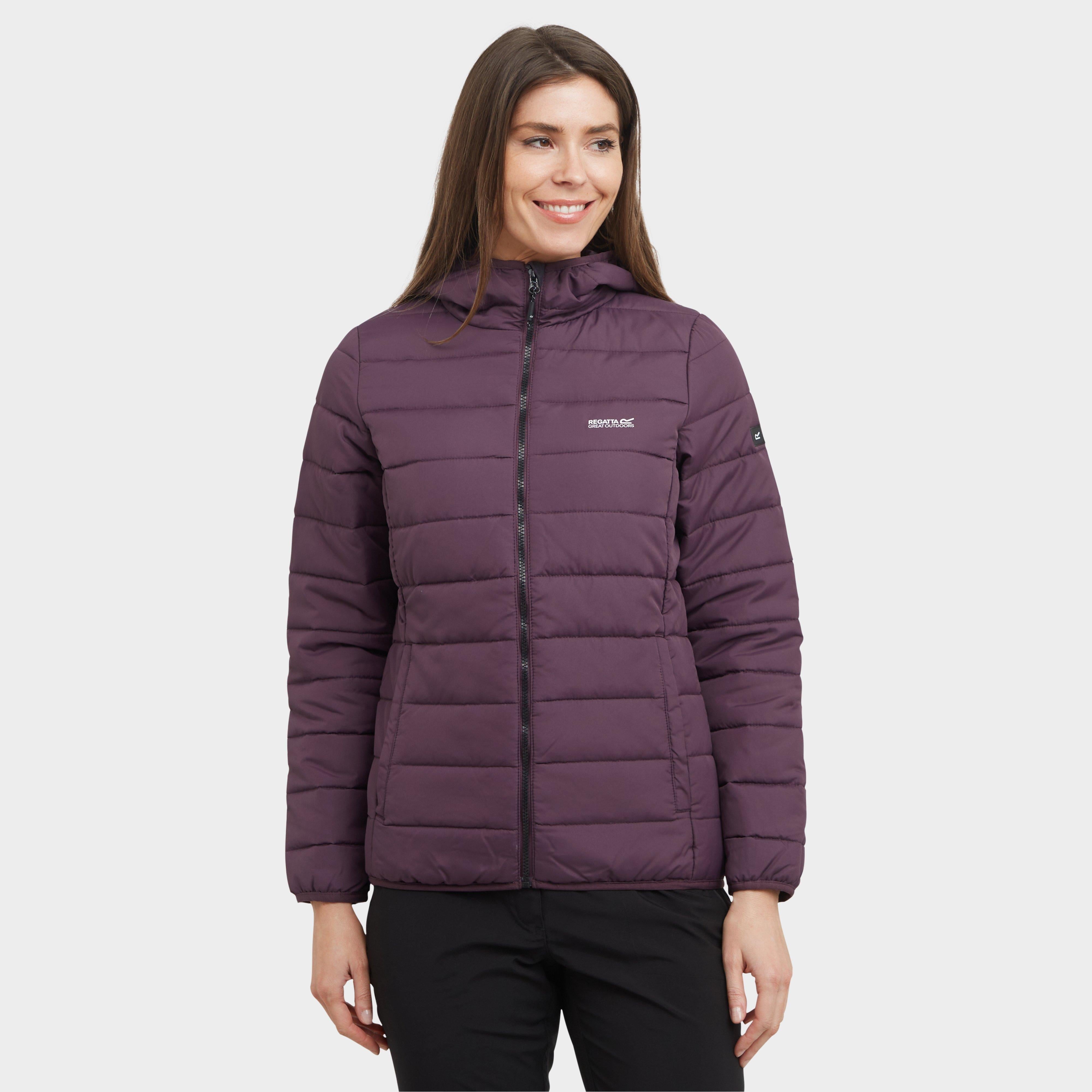 Womens Helfa Insulated Quilted Jacket Deep Plum