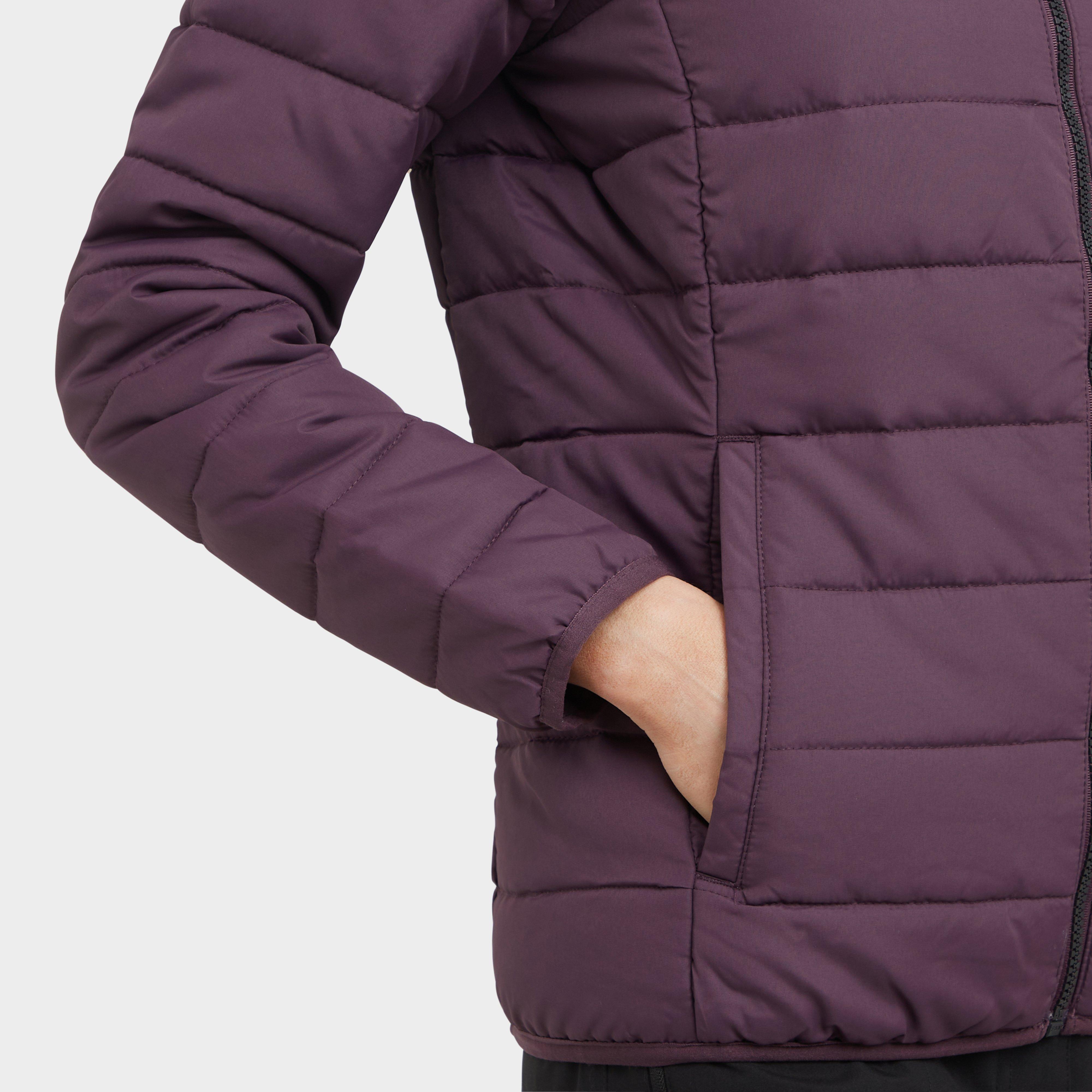 Womens Helfa Insulated Quilted Jacket Deep Plum
