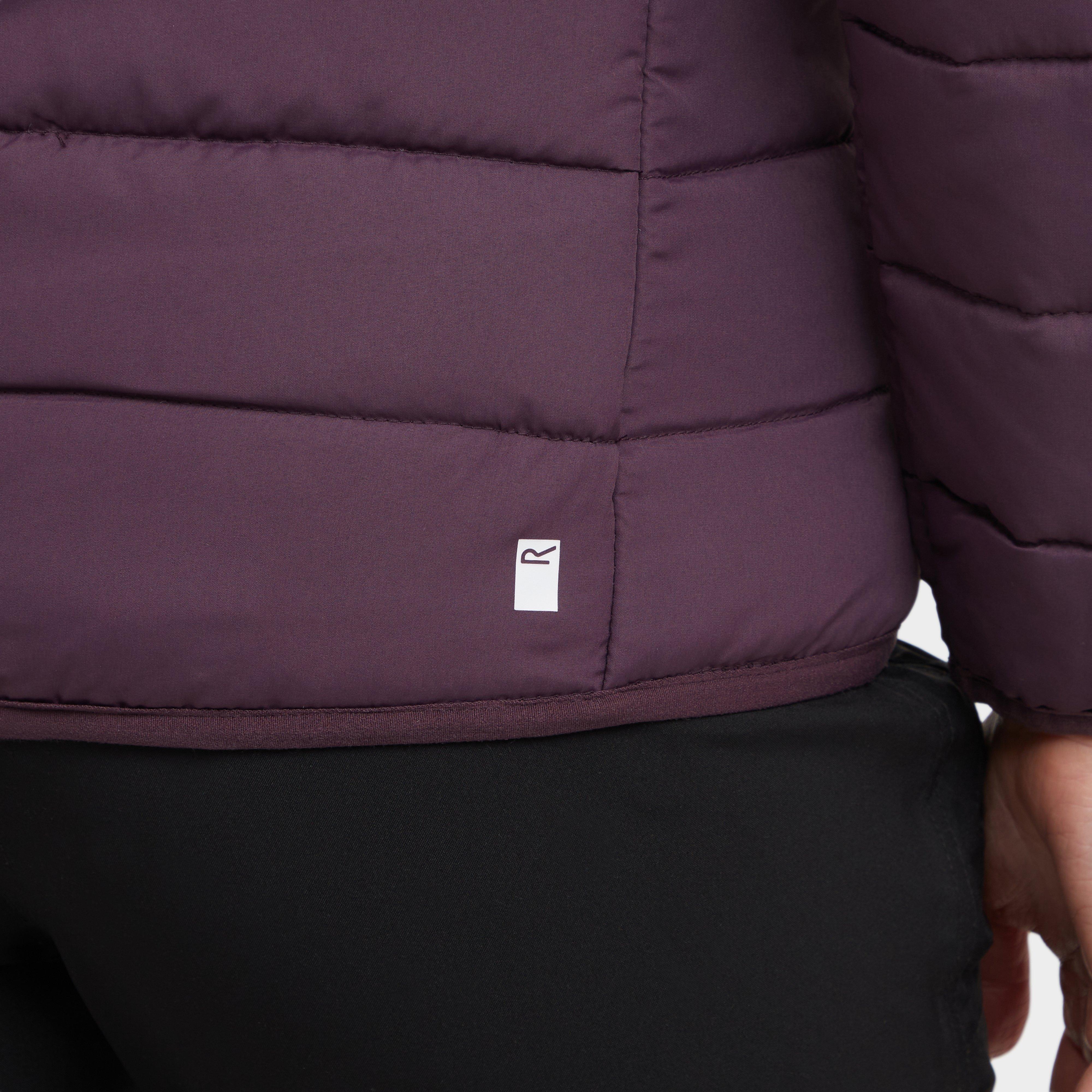 Womens Helfa Insulated Quilted Jacket Deep Plum
