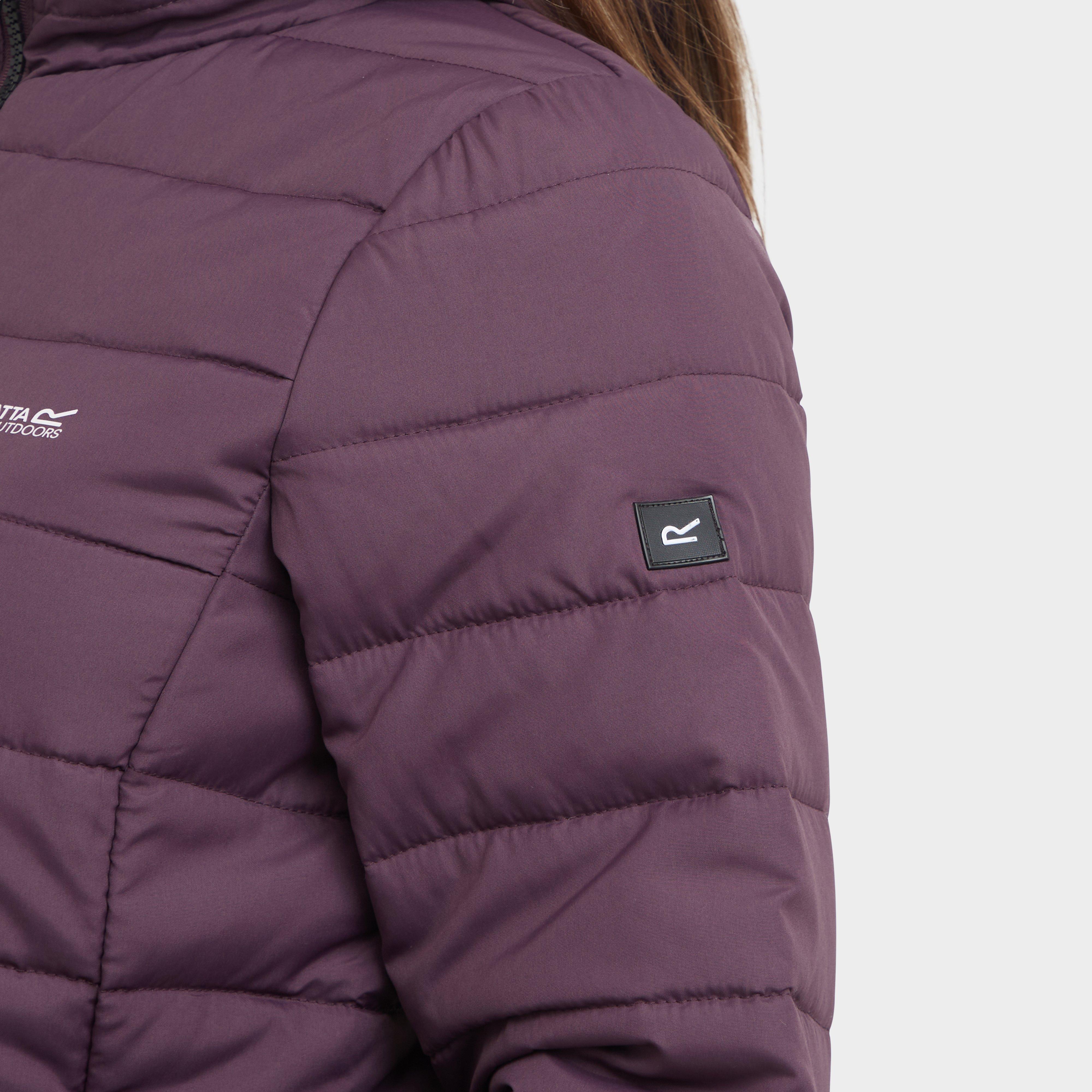 Womens Helfa Insulated Quilted Jacket Deep Plum
