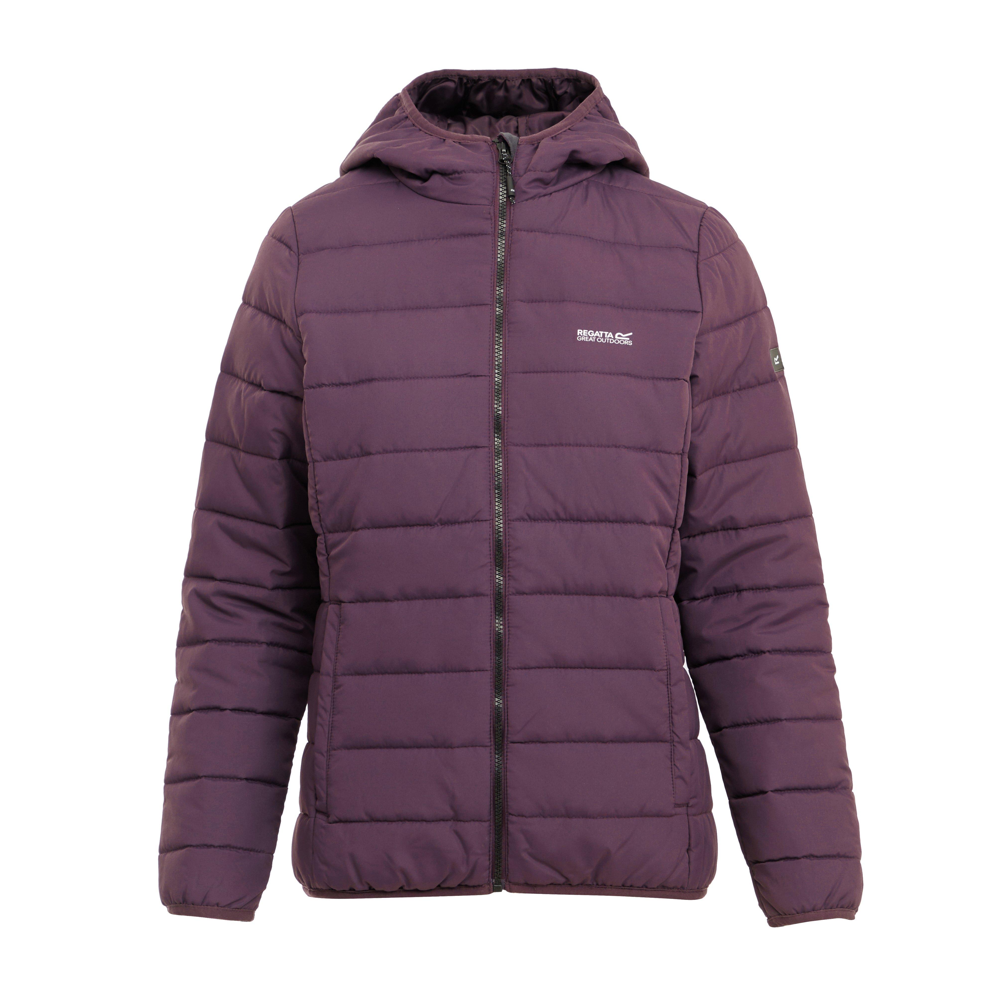 Womens Helfa Insulated Quilted Jacket Deep Plum